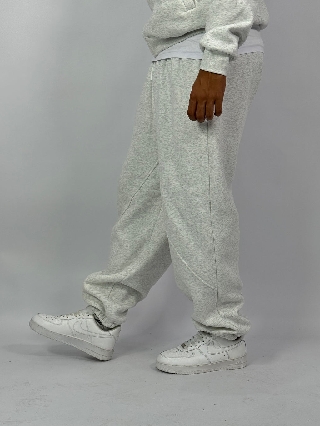 Ensemble Veste Streetwear Oversize Blanc – Veste & Pantalon