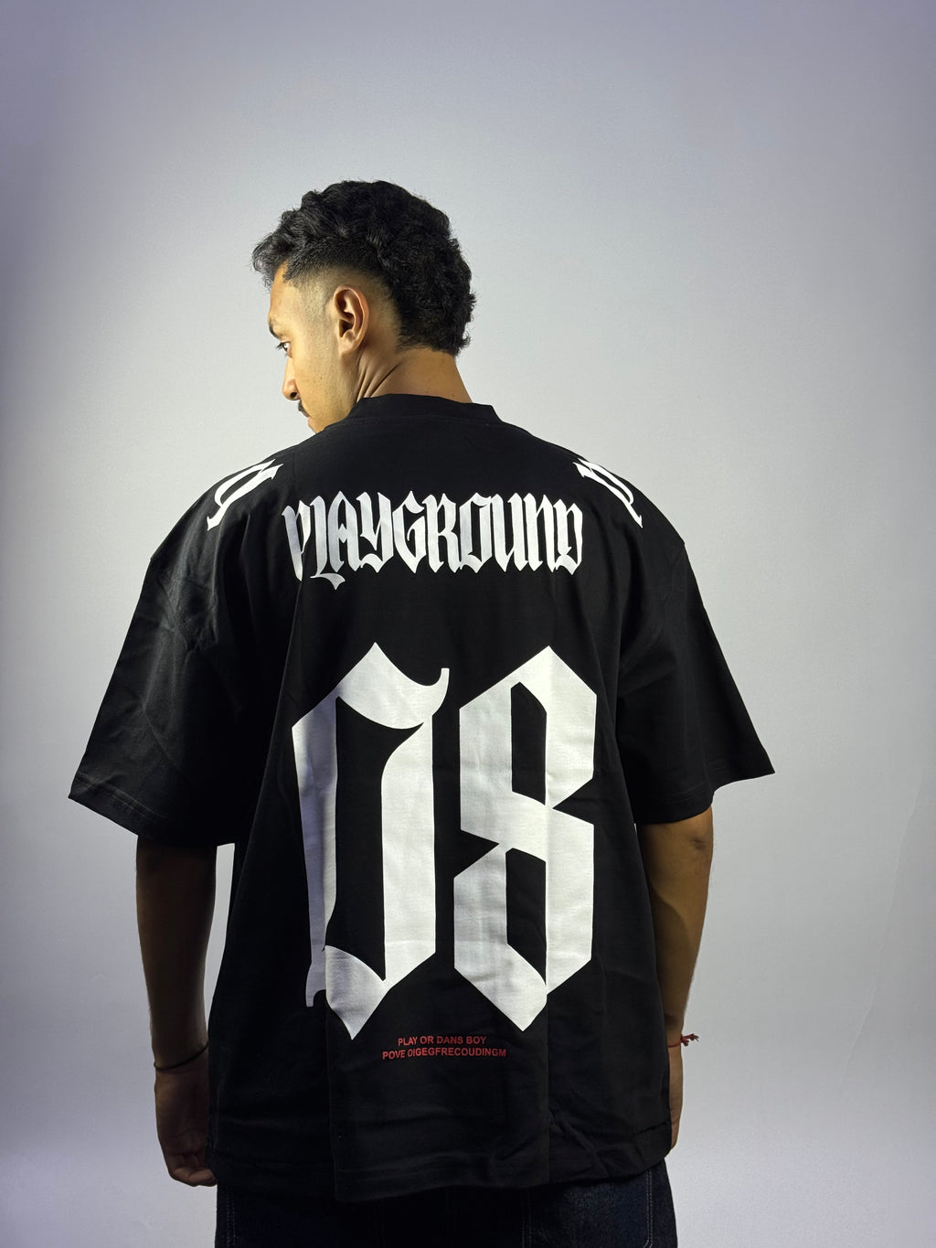 Jersey Streetwear 08 Oversize Noir  - ORIGINAL