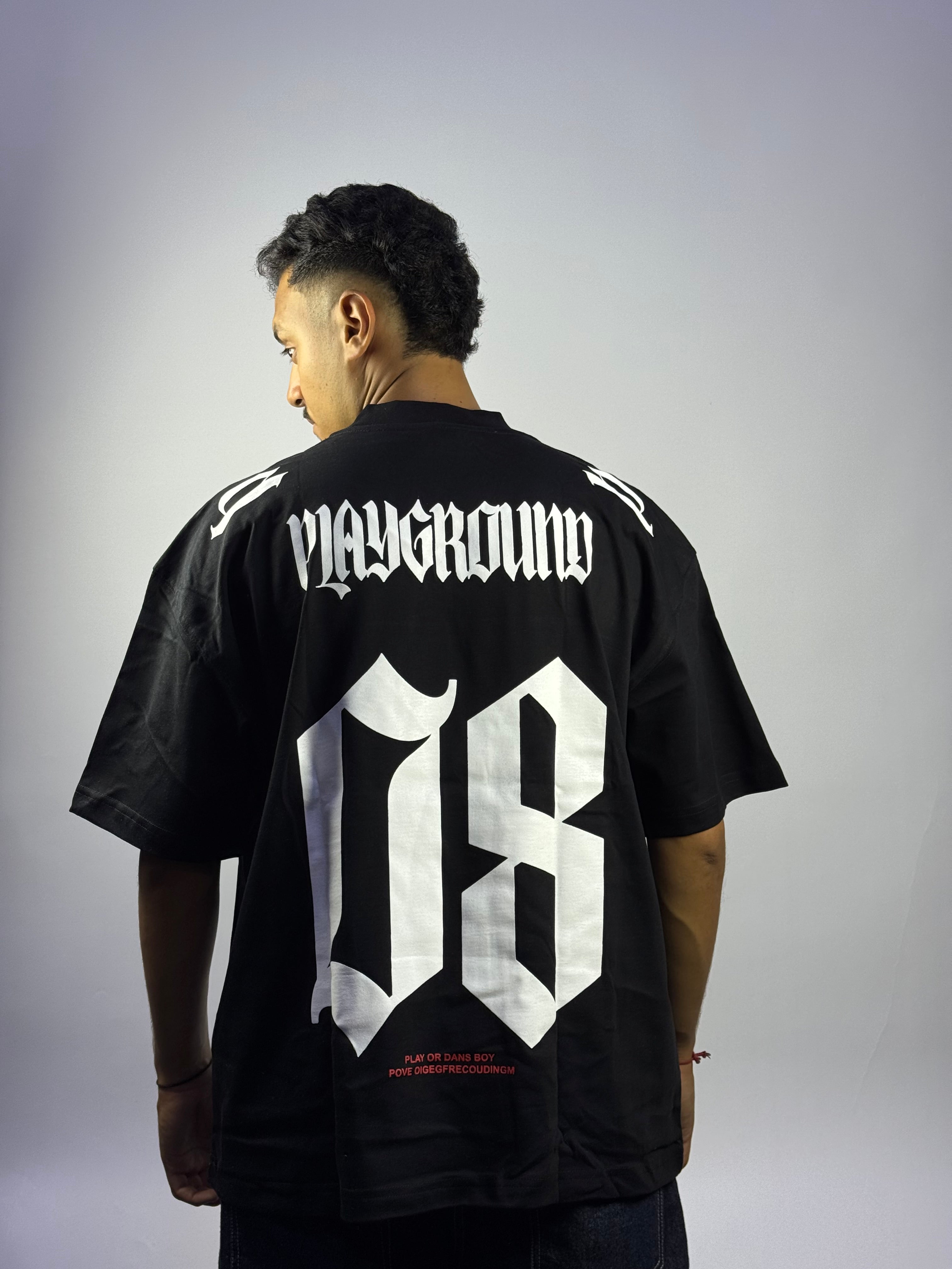 Jersey Streetwear 08 Oversize Noir  - ORIGINAL