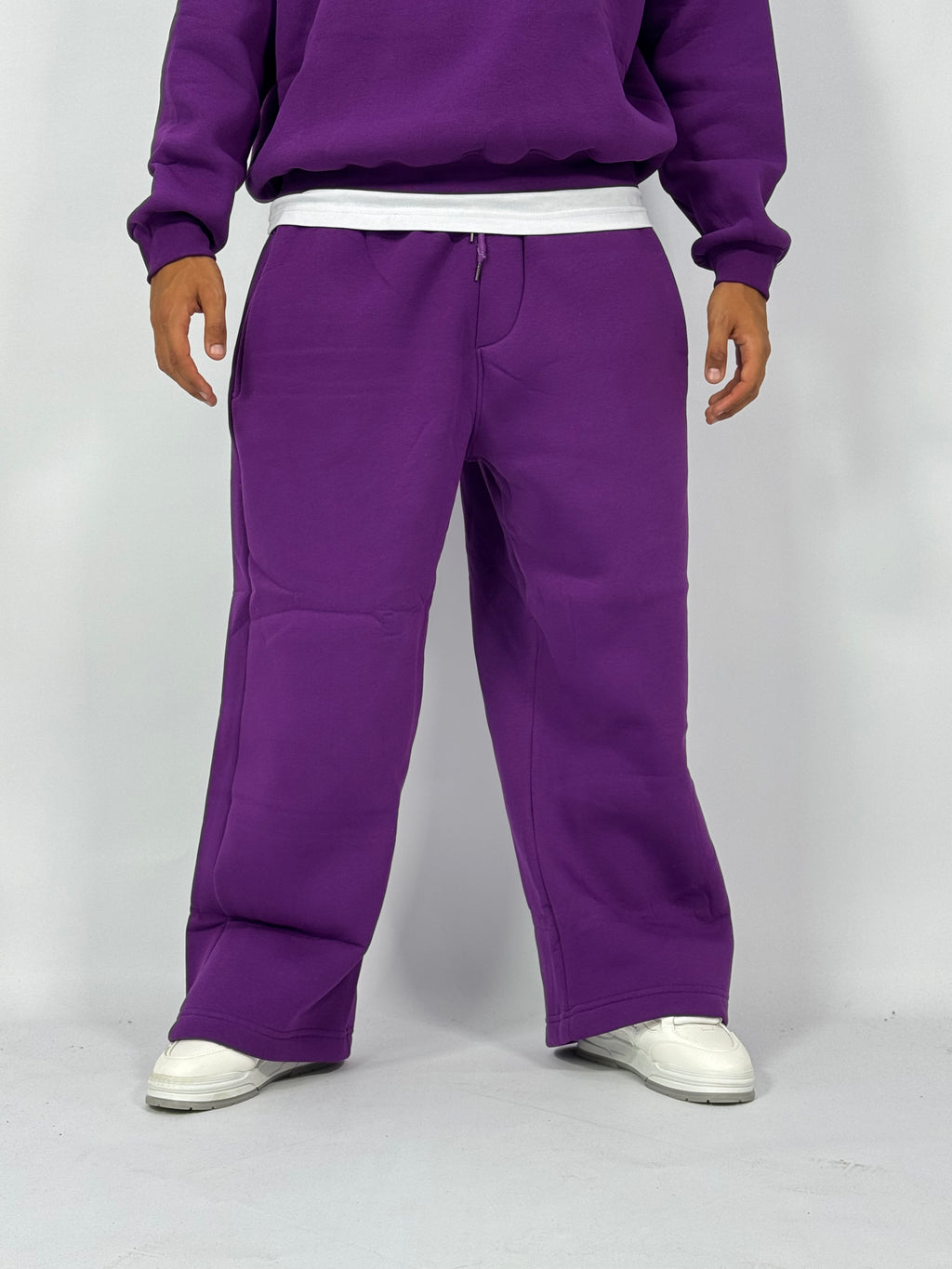Ensemble Streetwear Oversize Mauve – Sweat & Pantalon