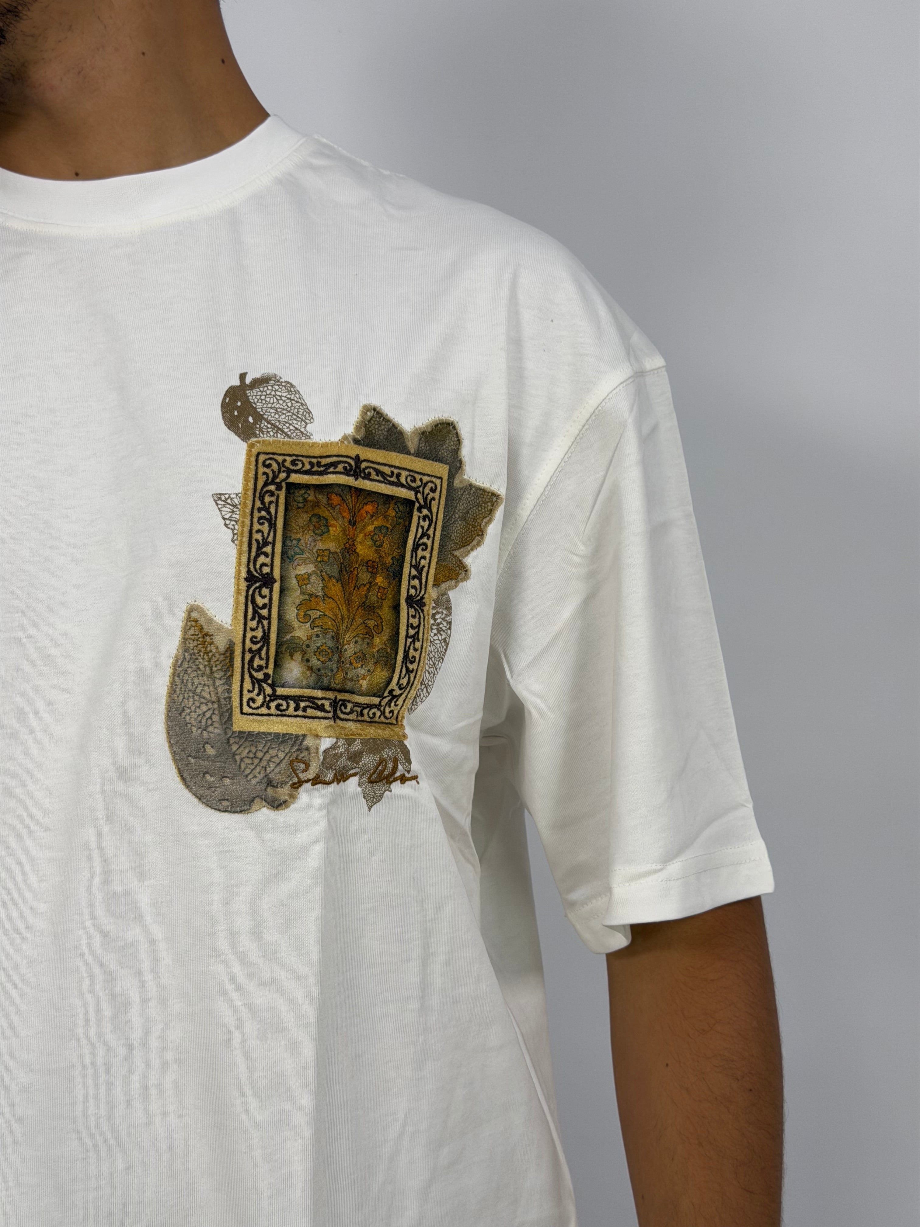 T-shirt ORIGINAL Oversize Blanc – Paisley Message Edition