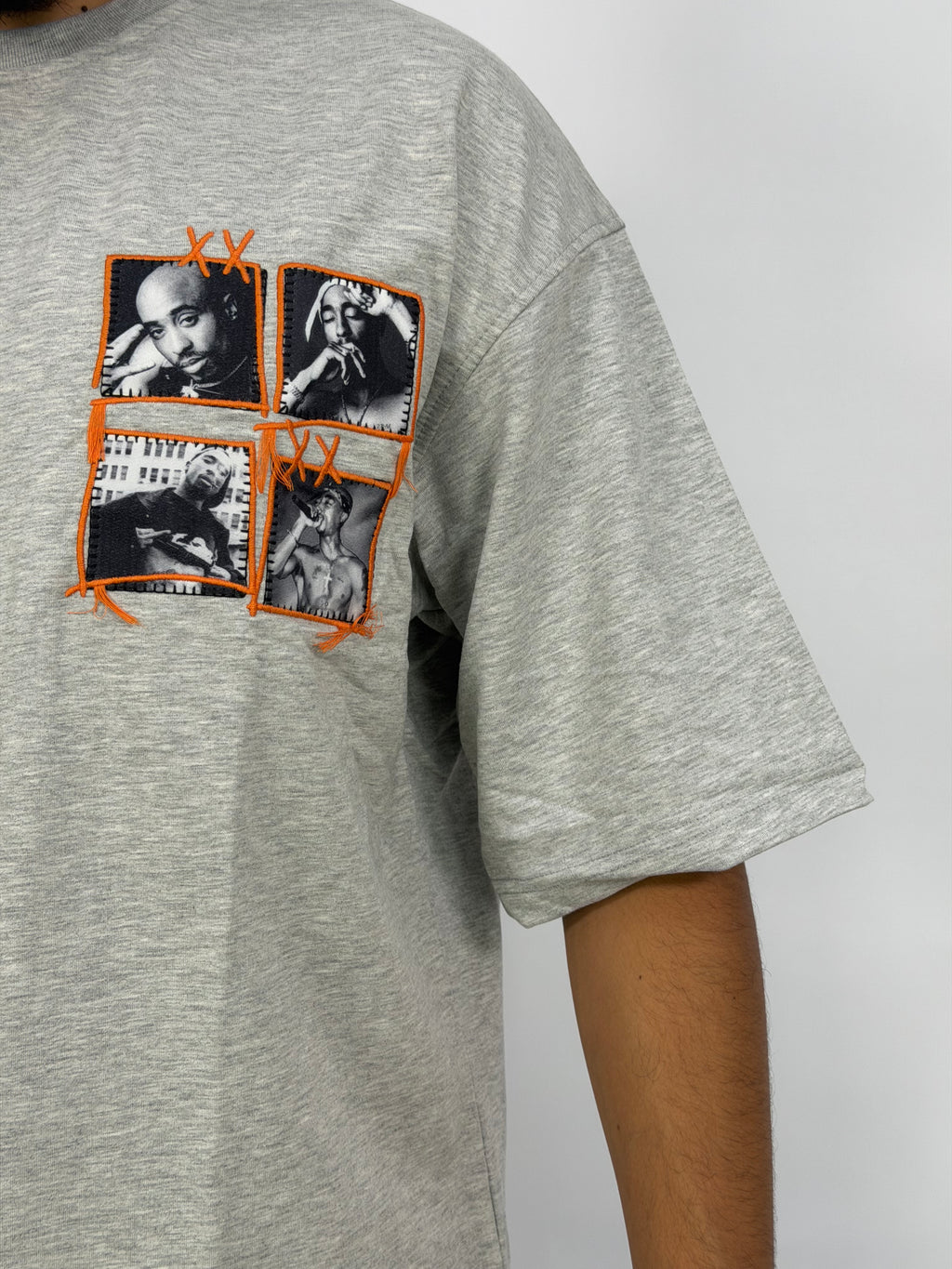T-shirt ORIGINAL Oversize Gris – Tupac Street Edition