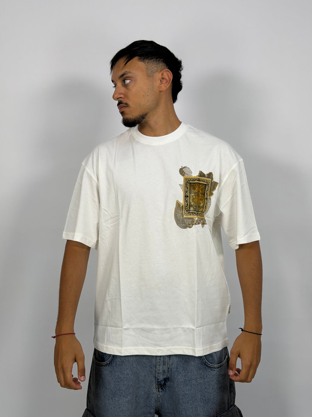 T-shirt ORIGINAL Oversize Blanc – Paisley Message Edition