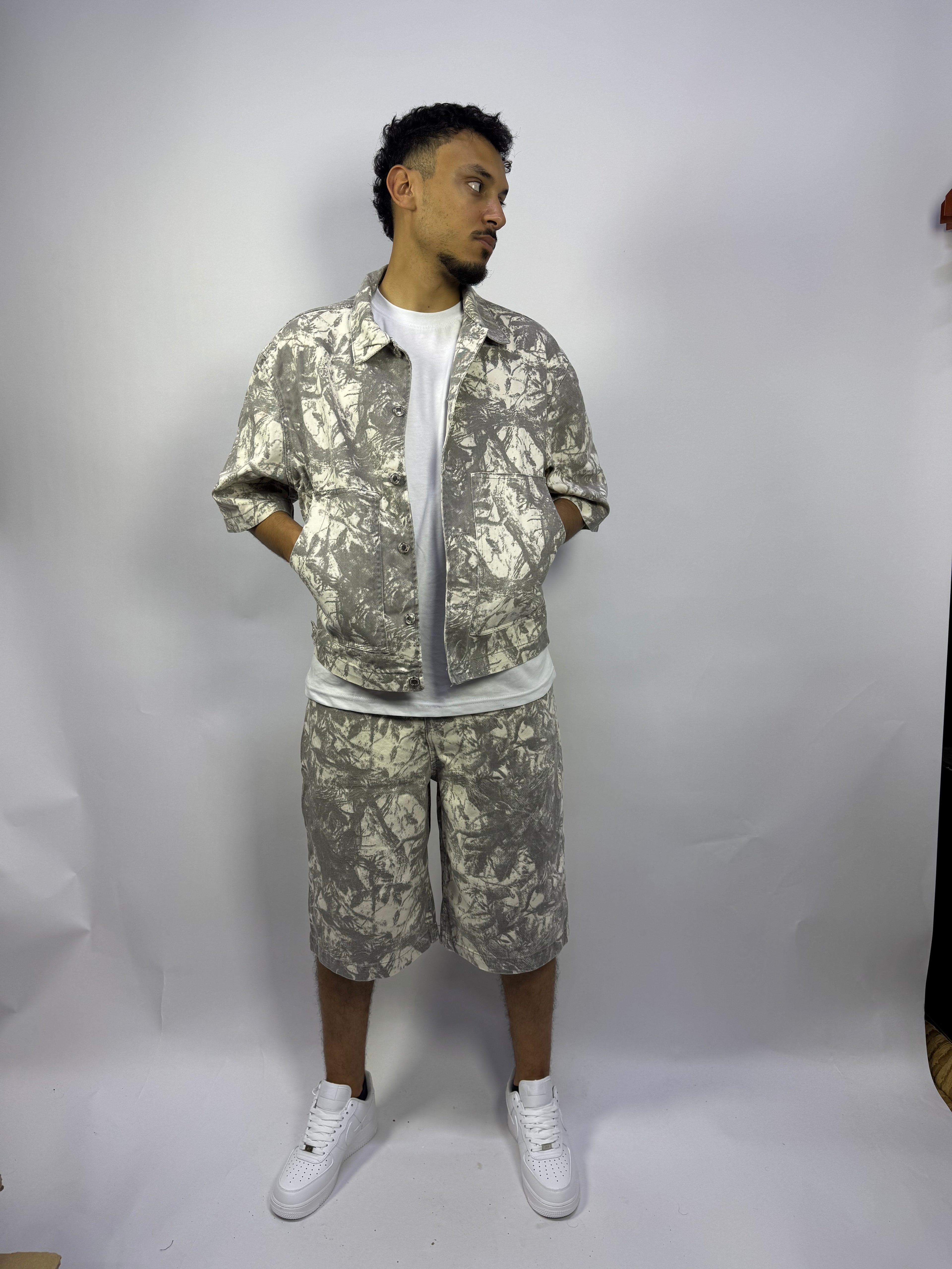 Ensemble Camo Premium Été – Chemise Oversize + Short Streetwear