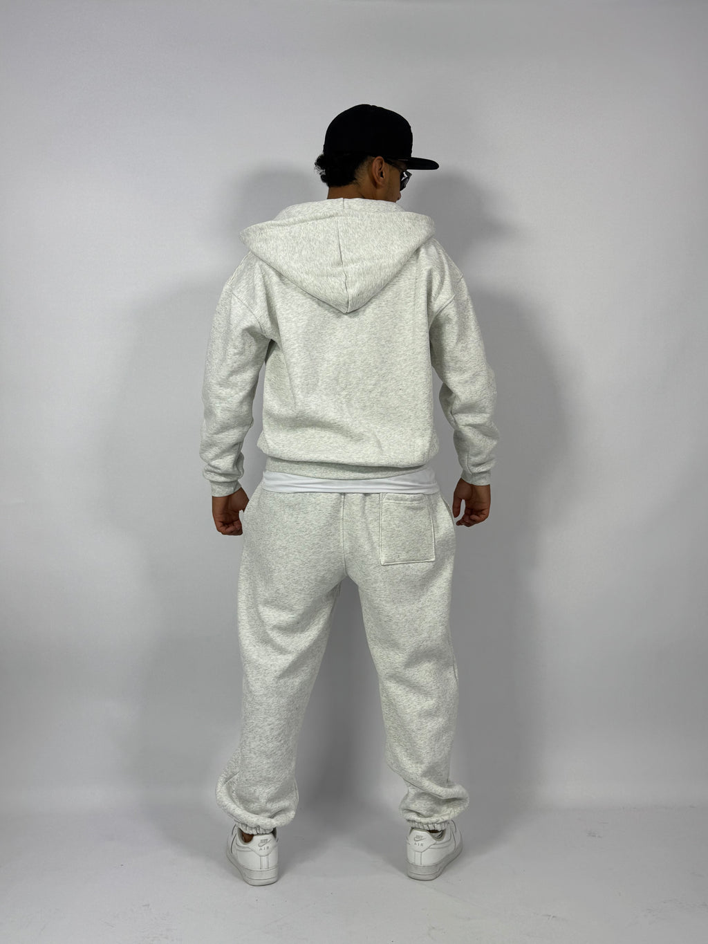 Ensemble Veste Streetwear Oversize Blanc – Veste & Pantalon