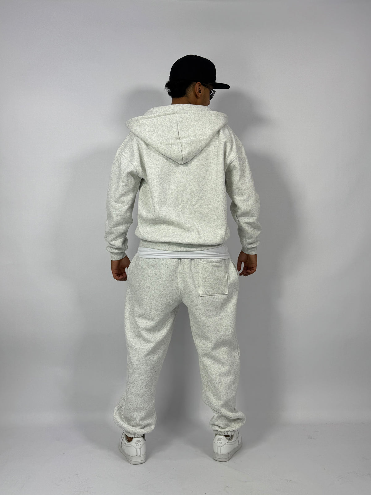 Ensemble Veste Streetwear Oversize Blanc – Veste & Pantalon