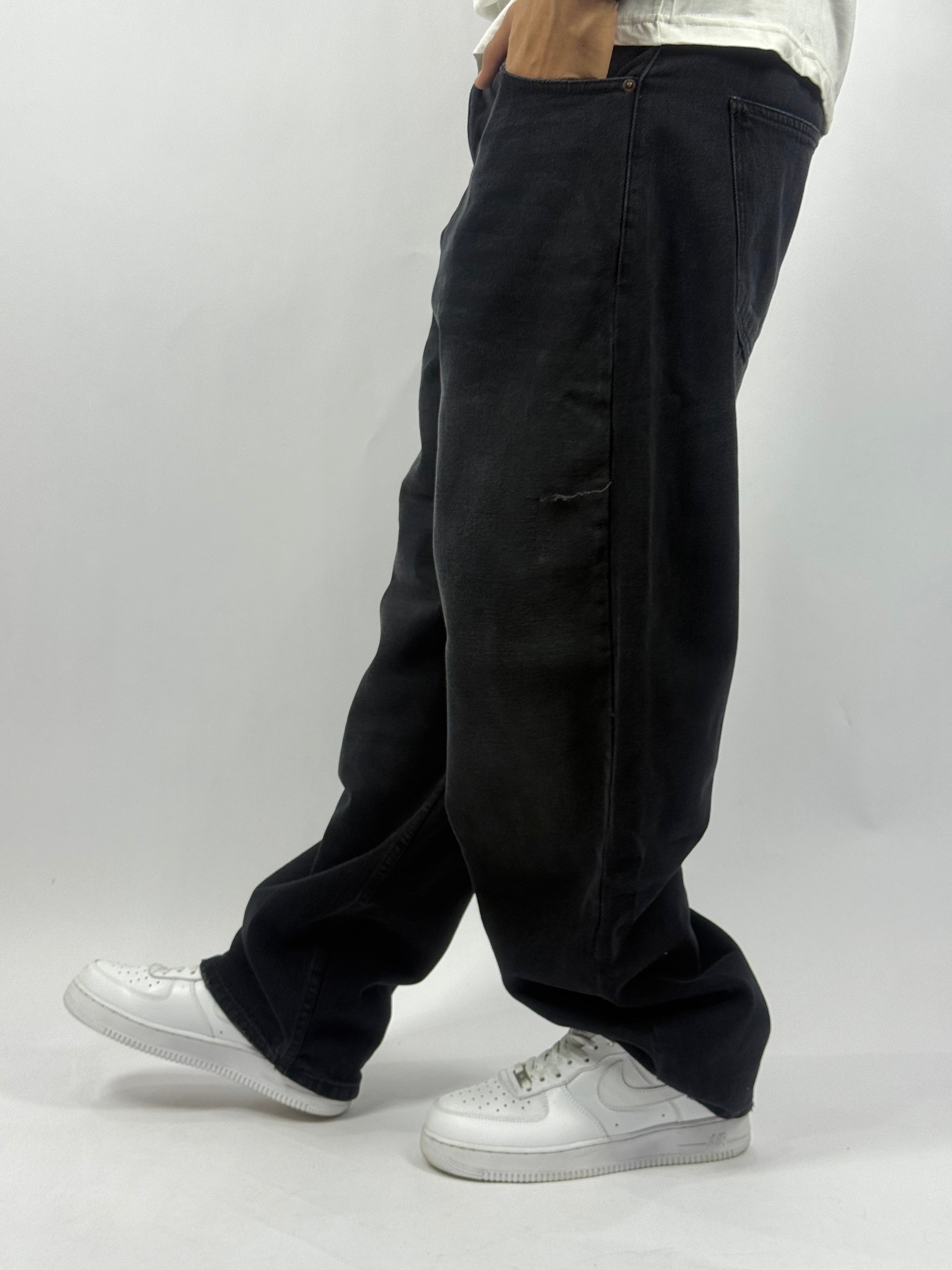 Jeans Noir Collection Street – Détails Contrastés | 1ère Qualité (Model B)