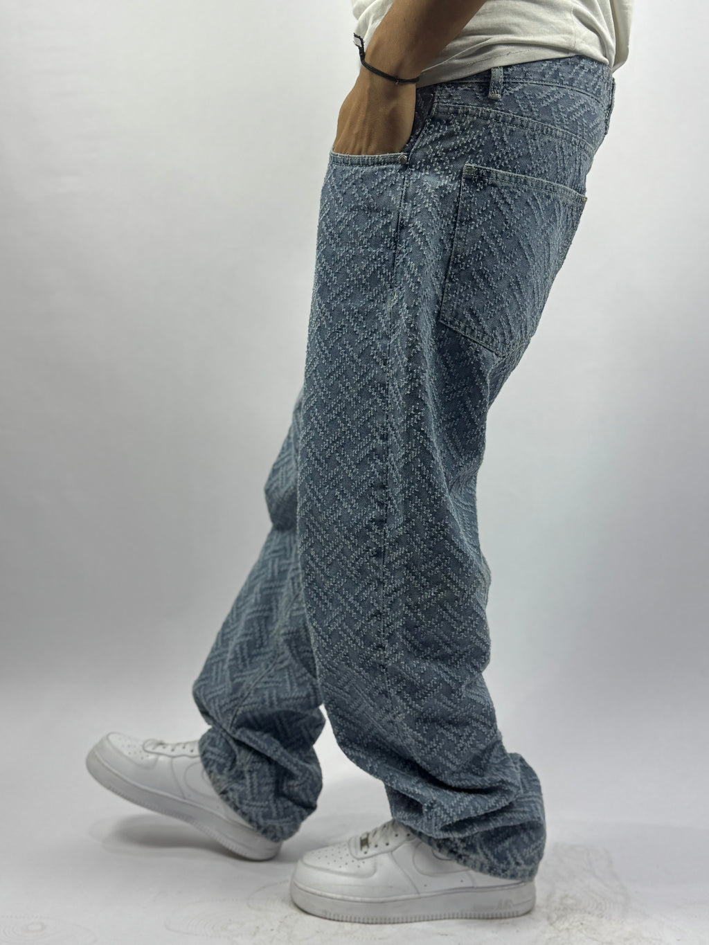 Jean Baggy Premium à Motifs Brodés ( Model B )