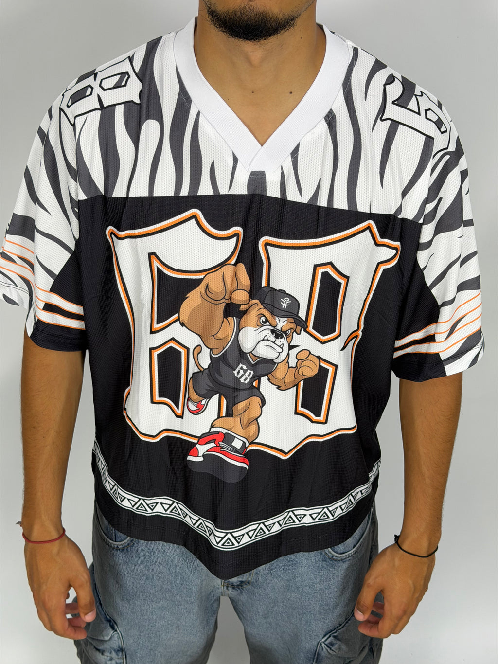 Jersey ORIGINAL Oversize Street Noir – Bulldog 68 Edition
