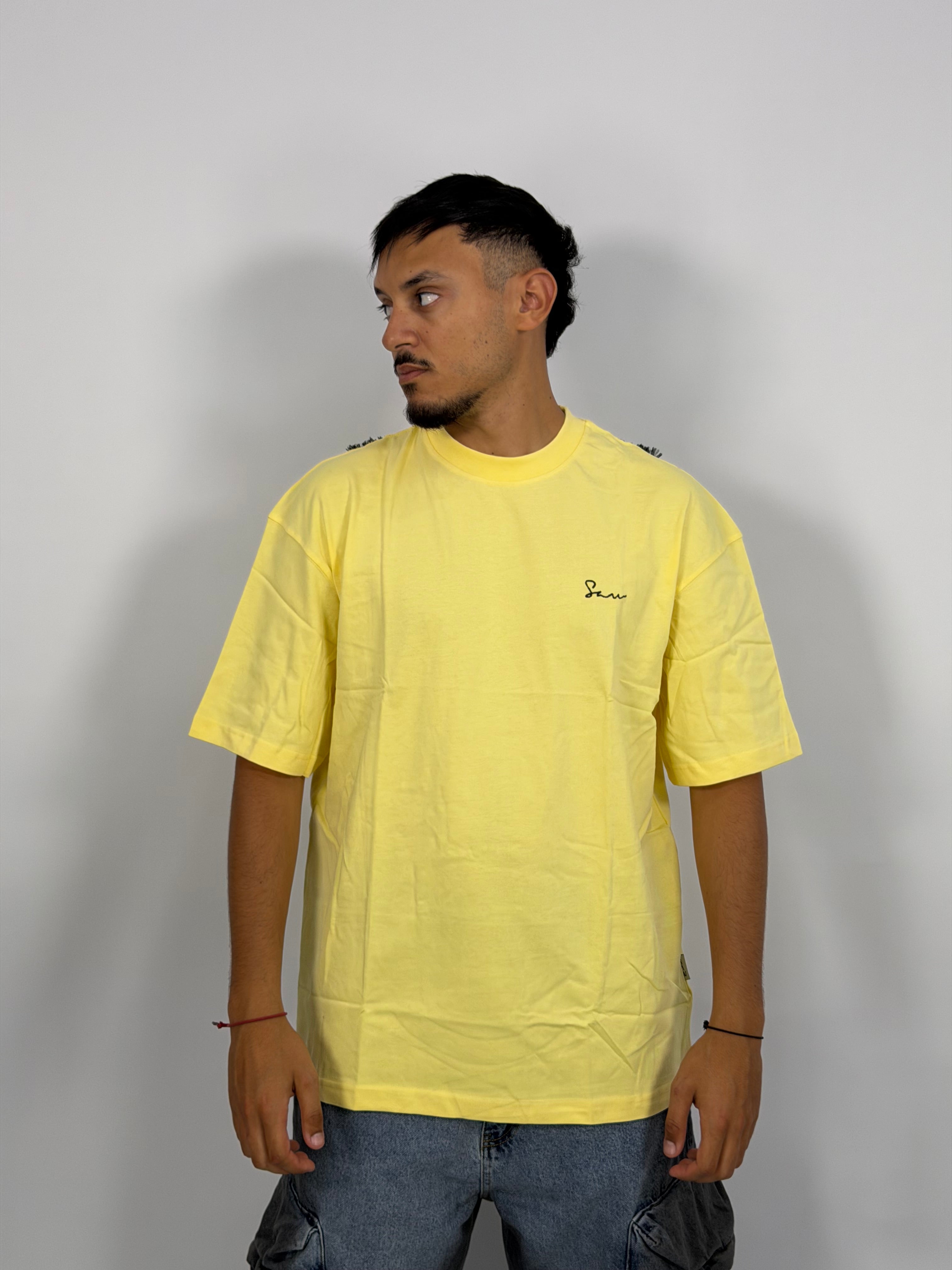 T-shirt ORIGINAL Oversize Jaune – Signature Minimal Edition