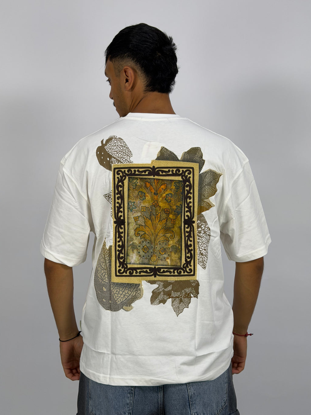 T-shirt ORIGINAL Oversize Blanc – Paisley Message Edition