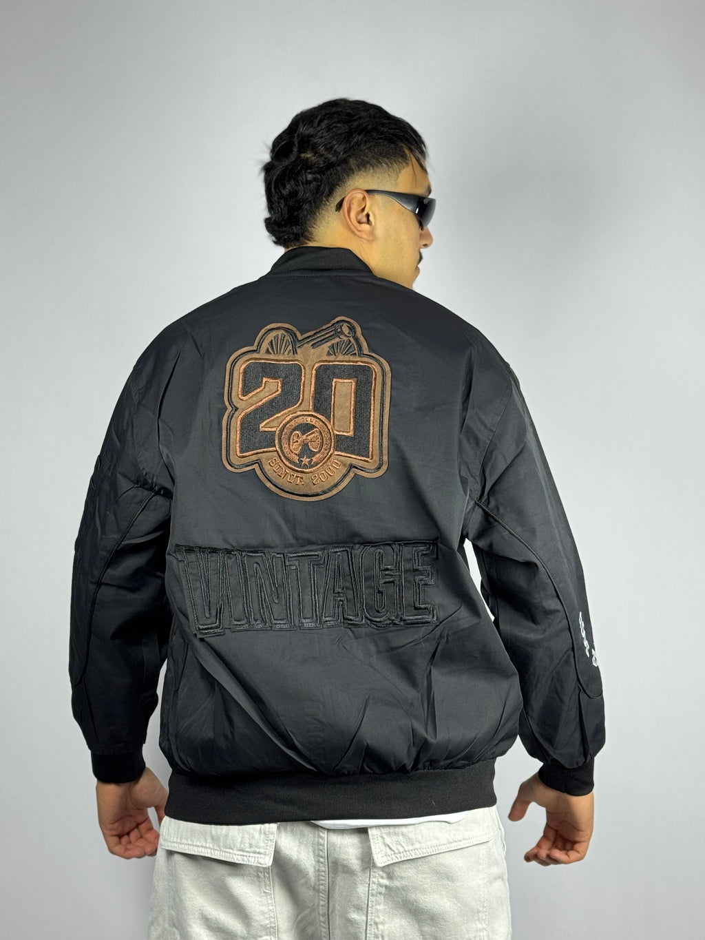 Veste Bomber Noire BREAD – Style Street