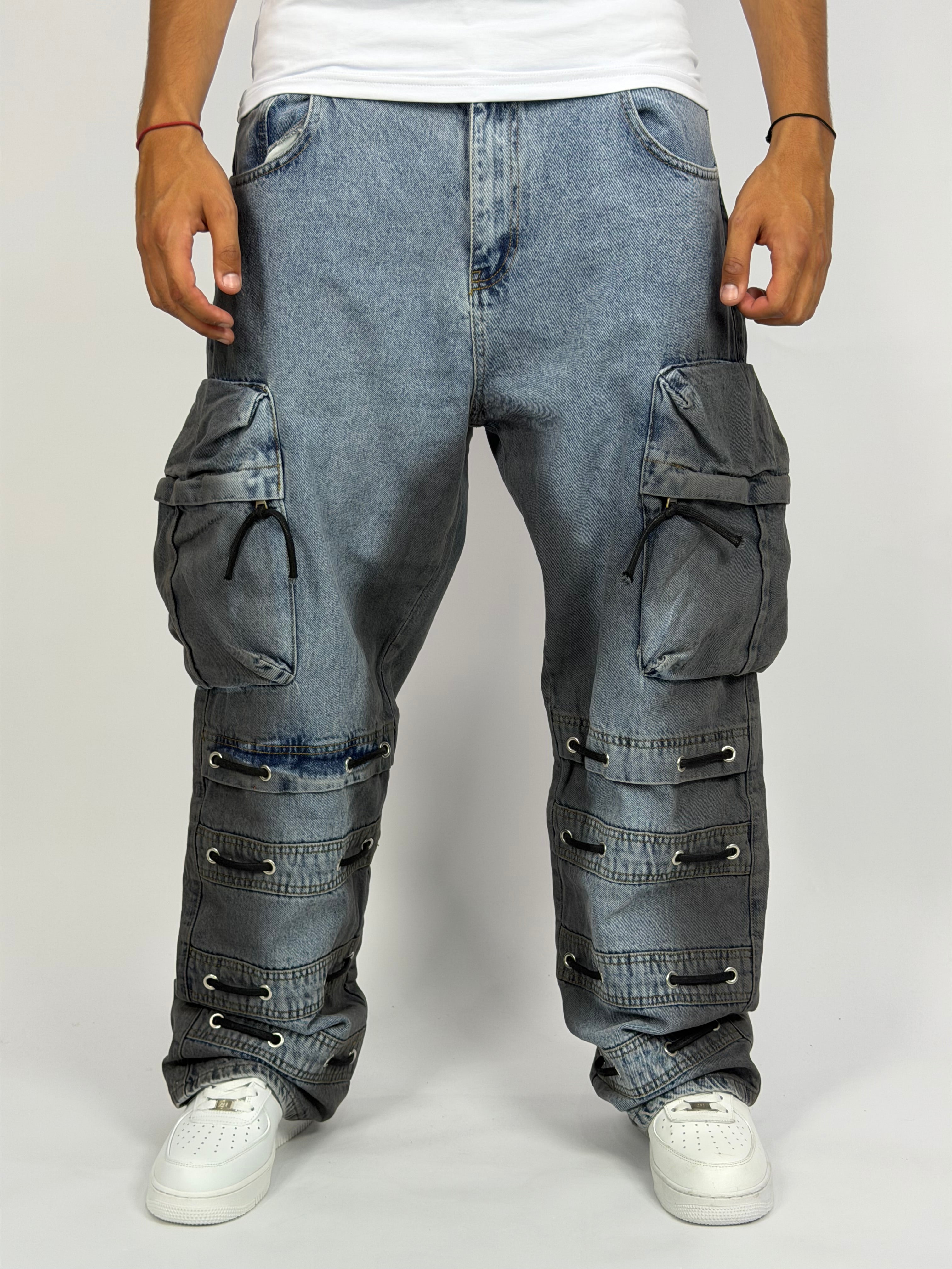 Jean ORIGINAL Cargo Oversize – Tactical Lace Edition