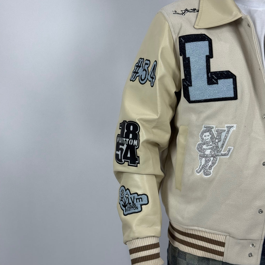 Veste LV Blanche – Style Moderne