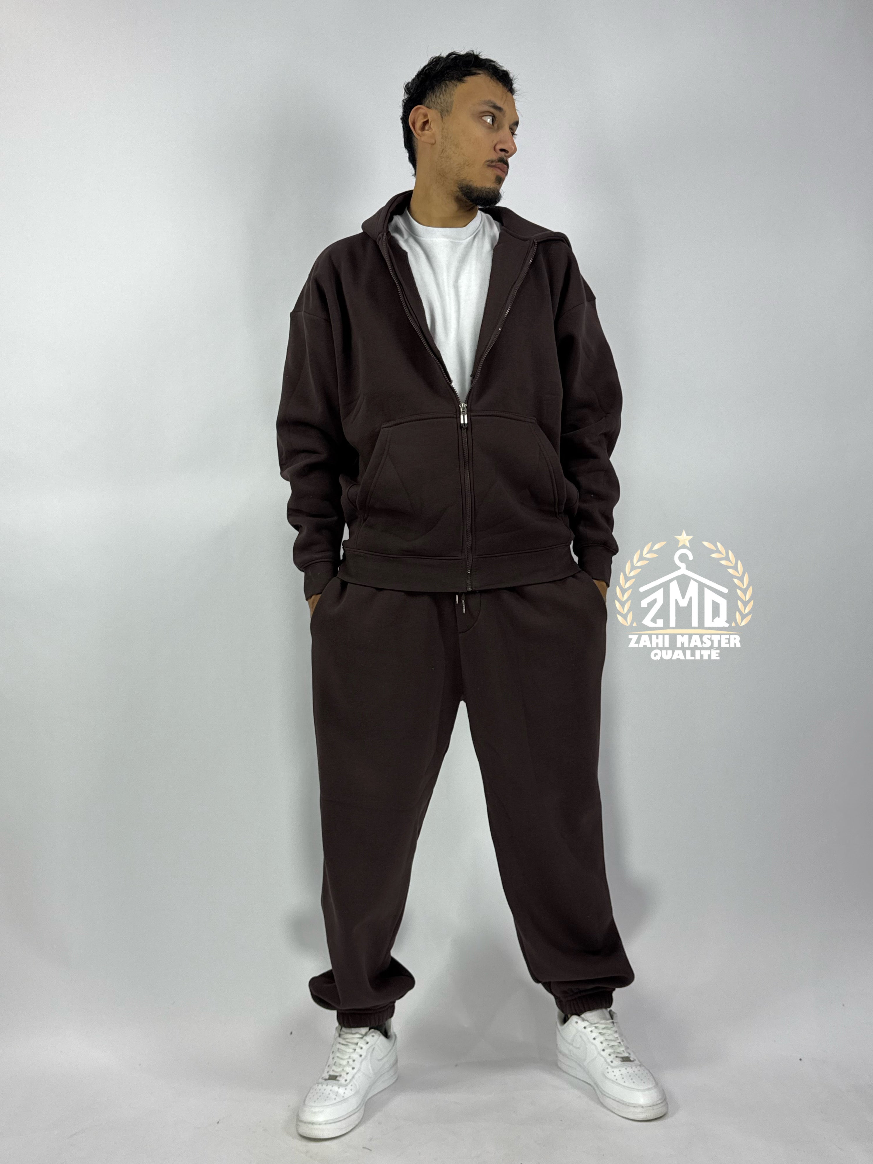 Ensemble 1ʳᵉ Qualité- le style et le confort – Couleur Marron