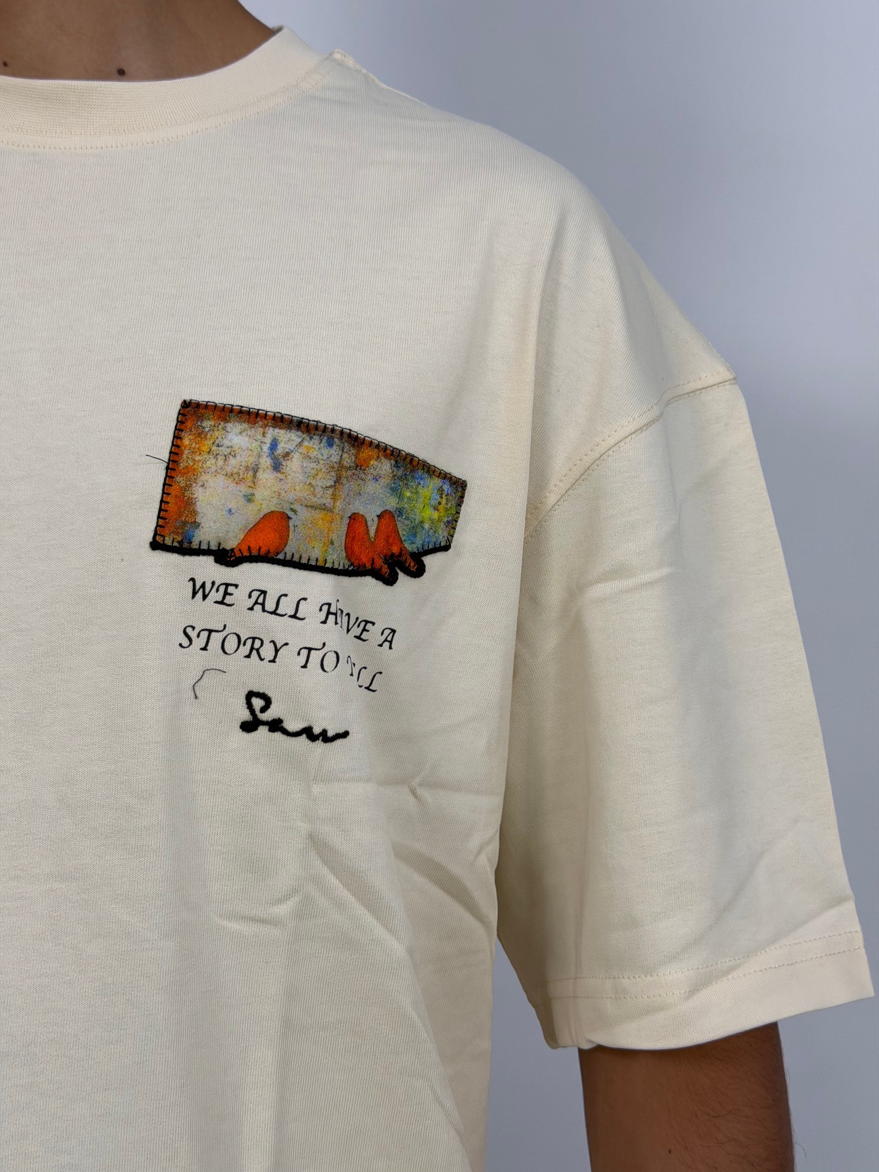 T-shirt ORIGINAL Oversize Ecru – Story Frame Raven Edition