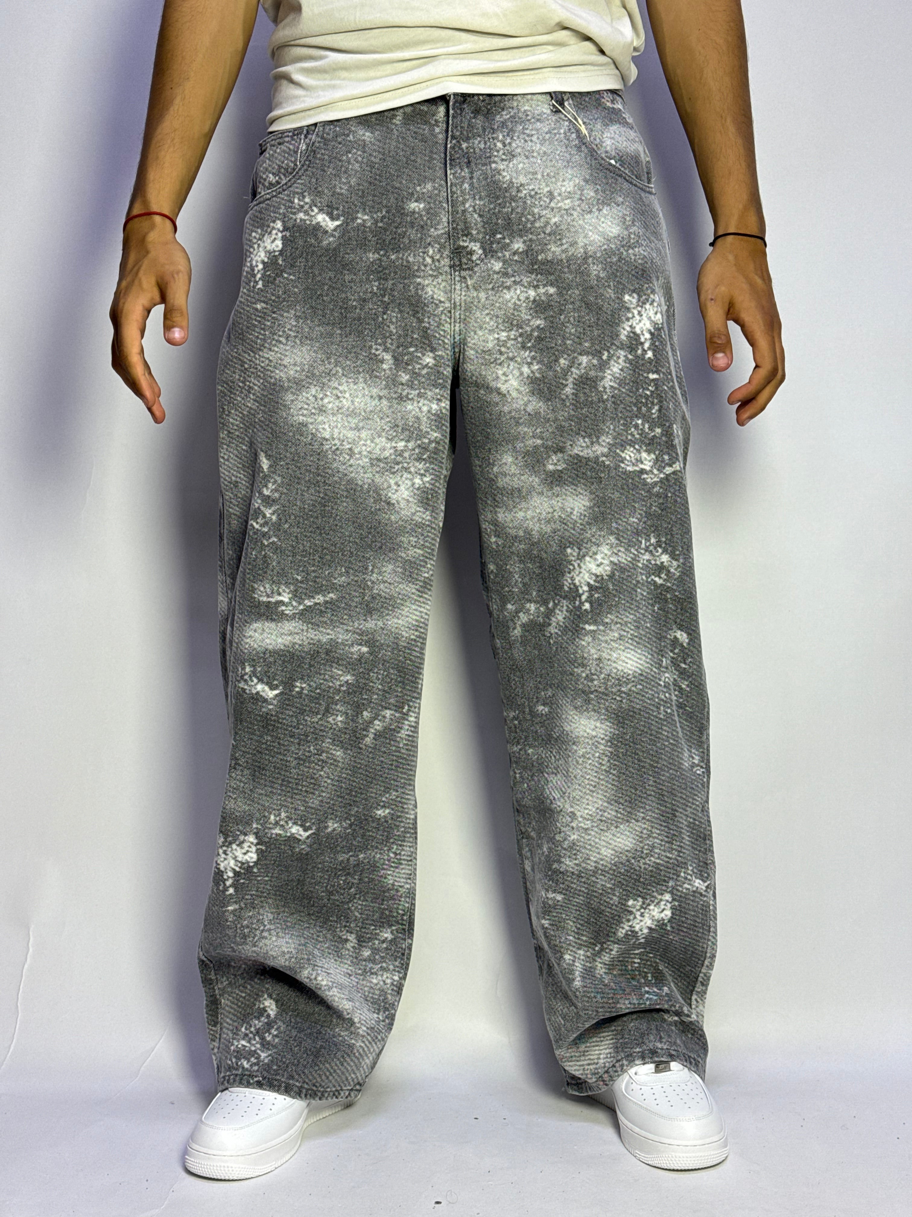 Pantalon Denim Grey Wash - 1 Ère Qualité