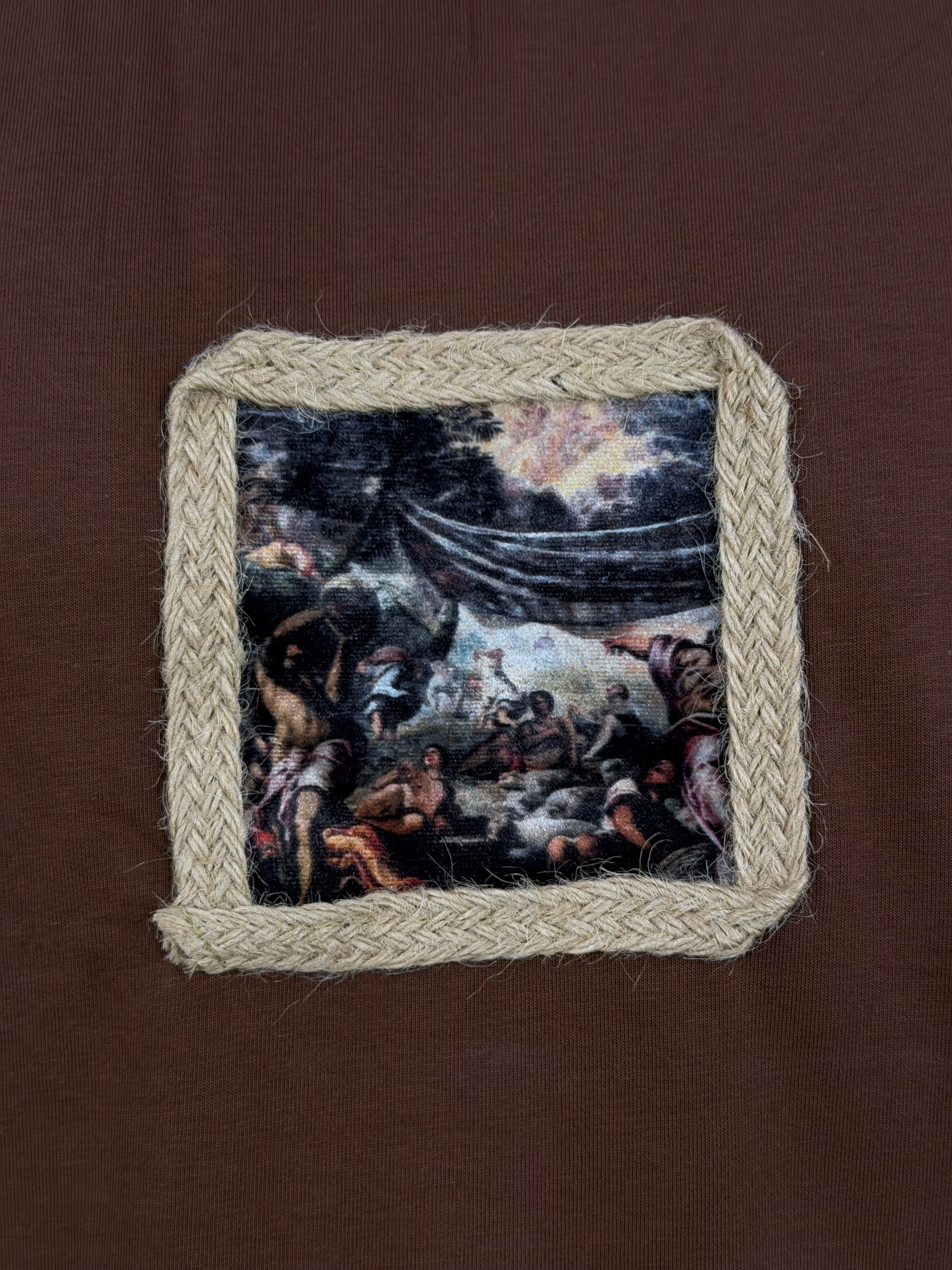 T-shirt ORIGINAL Oversize Marron – OFFTHE SYSTEM Vintage Frame Edition