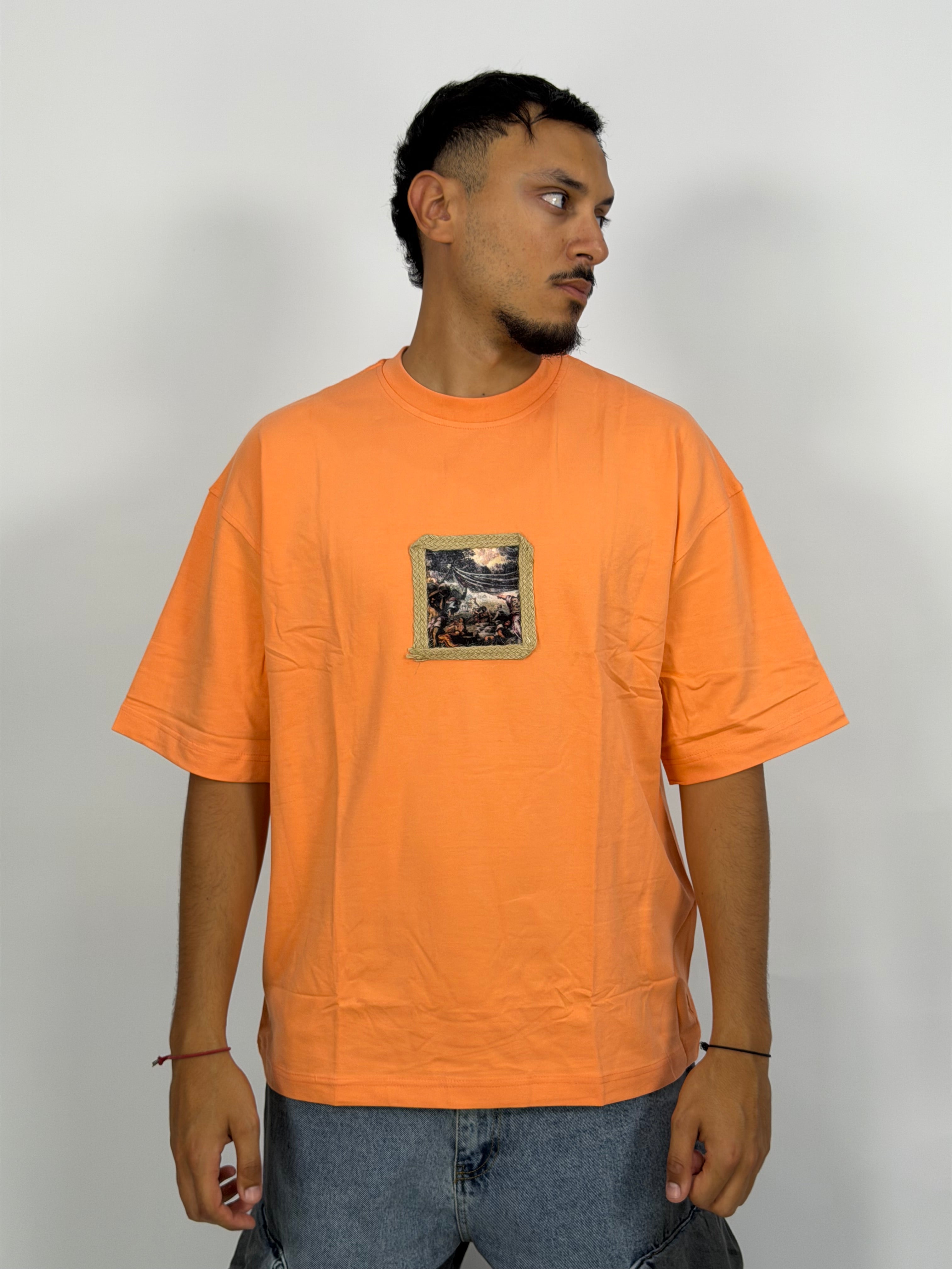 T-shirt ORIGINAL Oversize Orange – OFFTHE SYSTEM Vintage Frame Edition