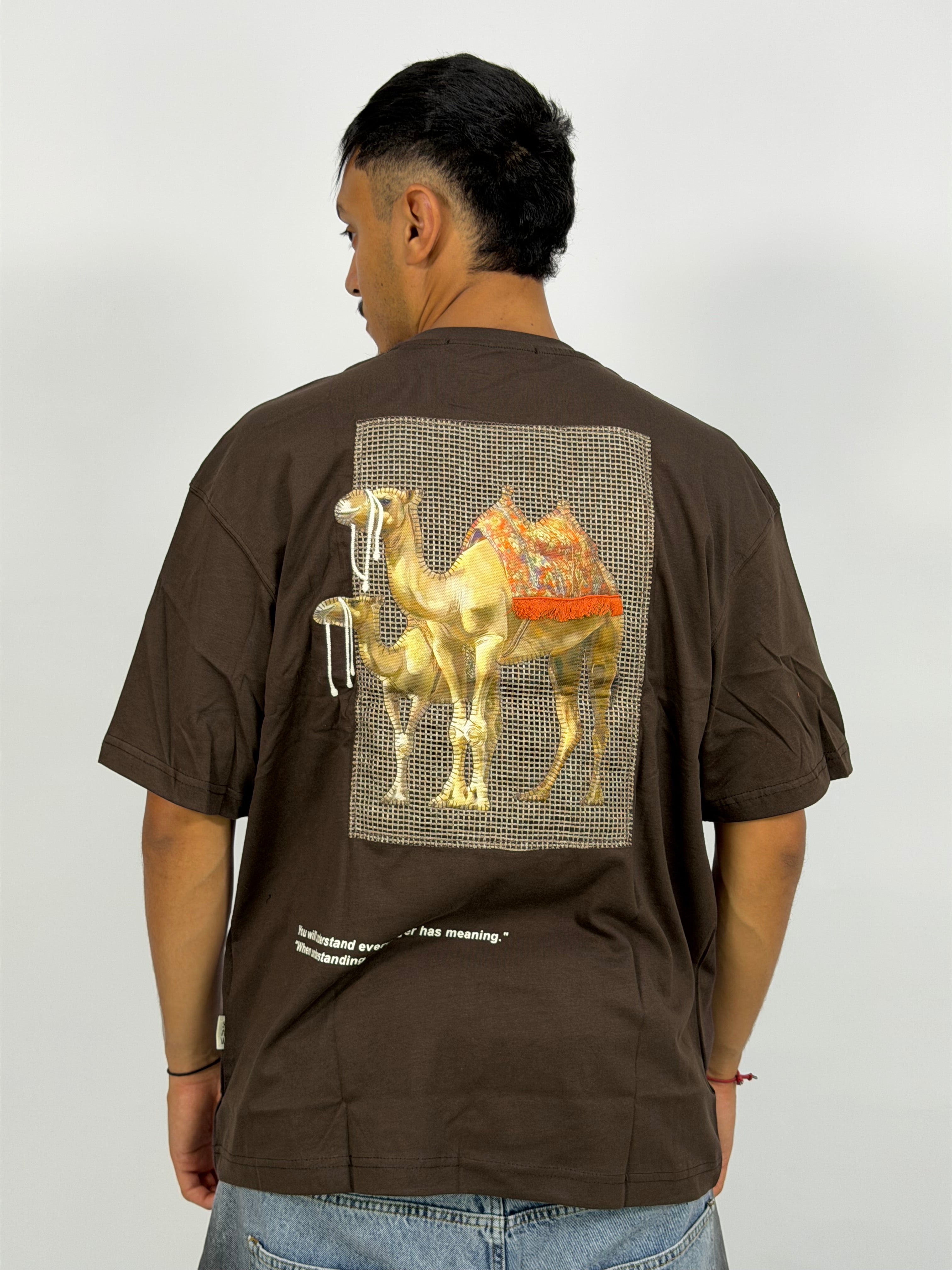 T-shirt ORIGINAL Oversize Marron – Desert Camel Heritage Edition