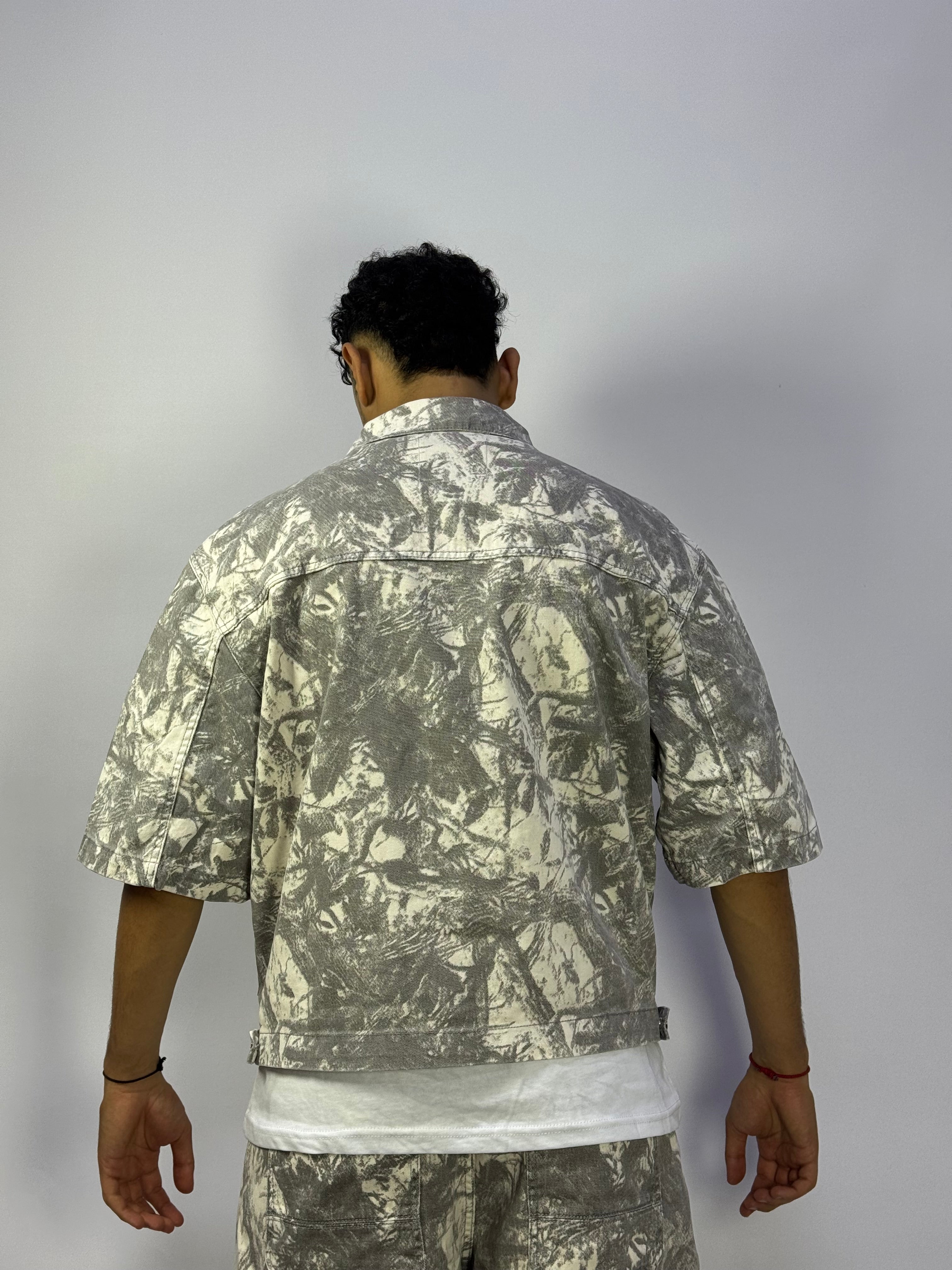 Ensemble Camo Premium Été – Chemise Oversize + Short Streetwear