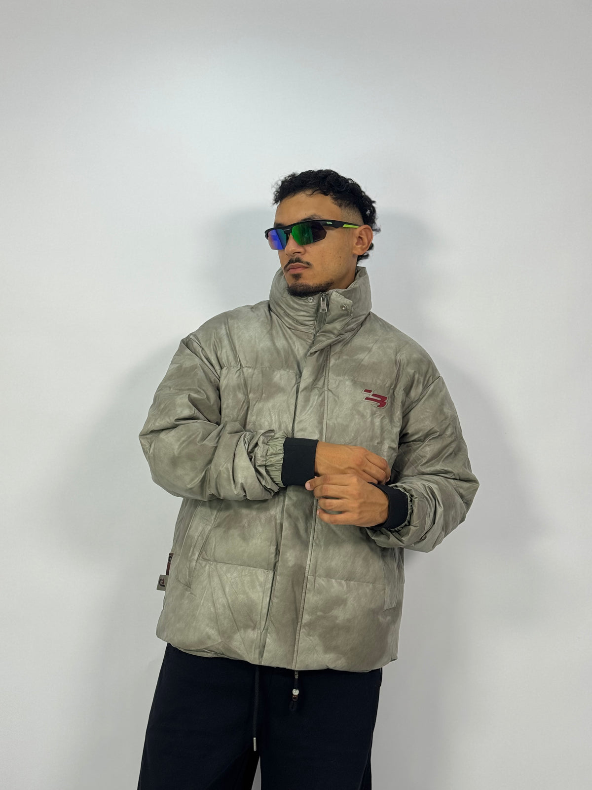 Puffer Stonewash – Sage Grey