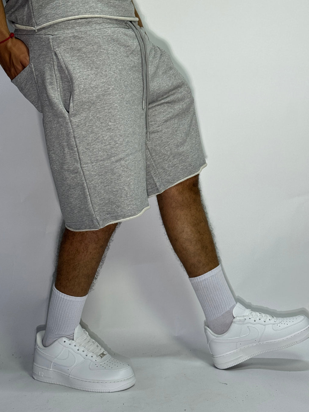 Ensemble Été Gris 1ère Qualité – Sans Manches + Short Ultra Confort