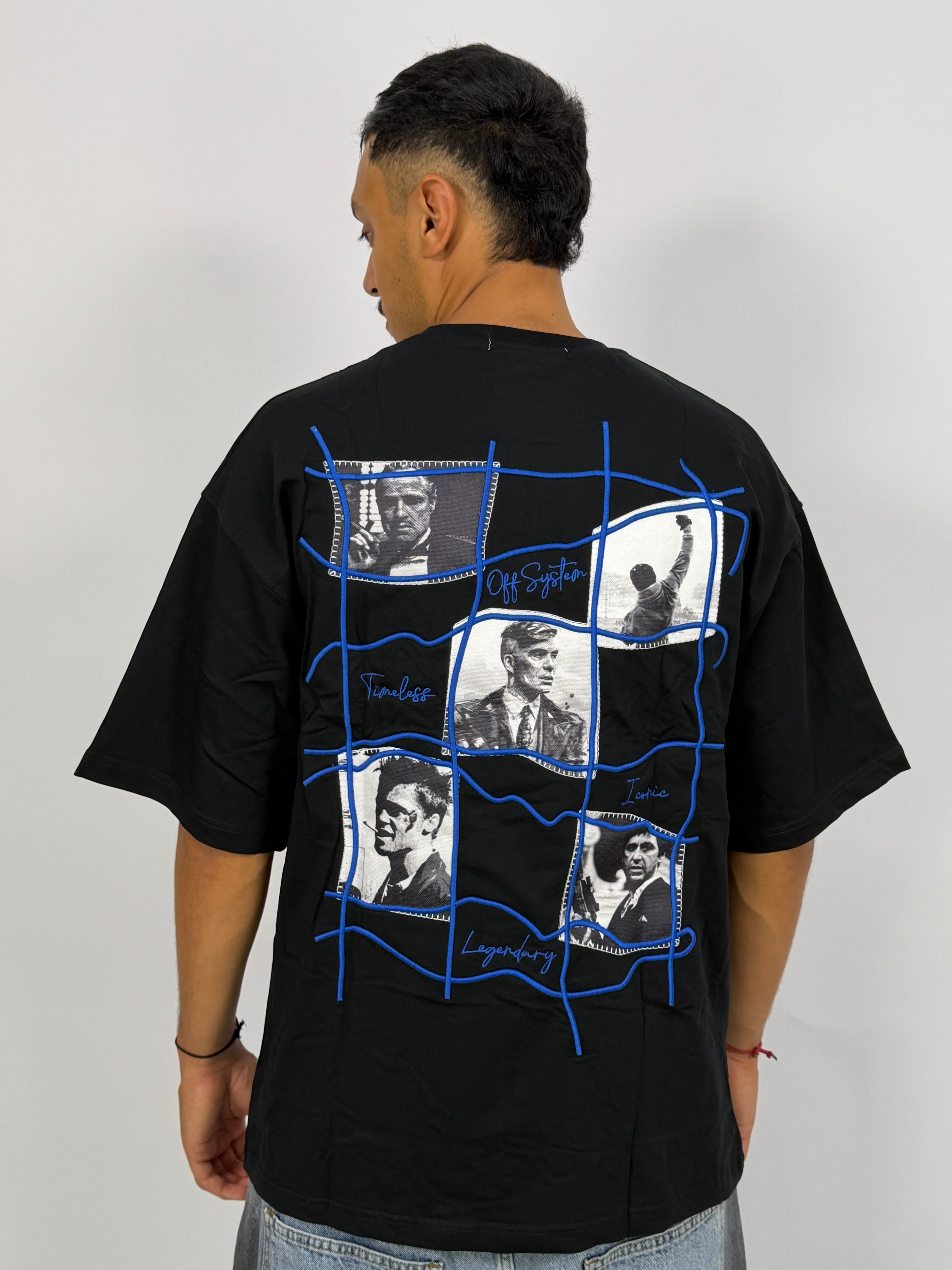 T-shirt ORIGINAL Oversize Noir – Icons Grid “Legendary” Edition