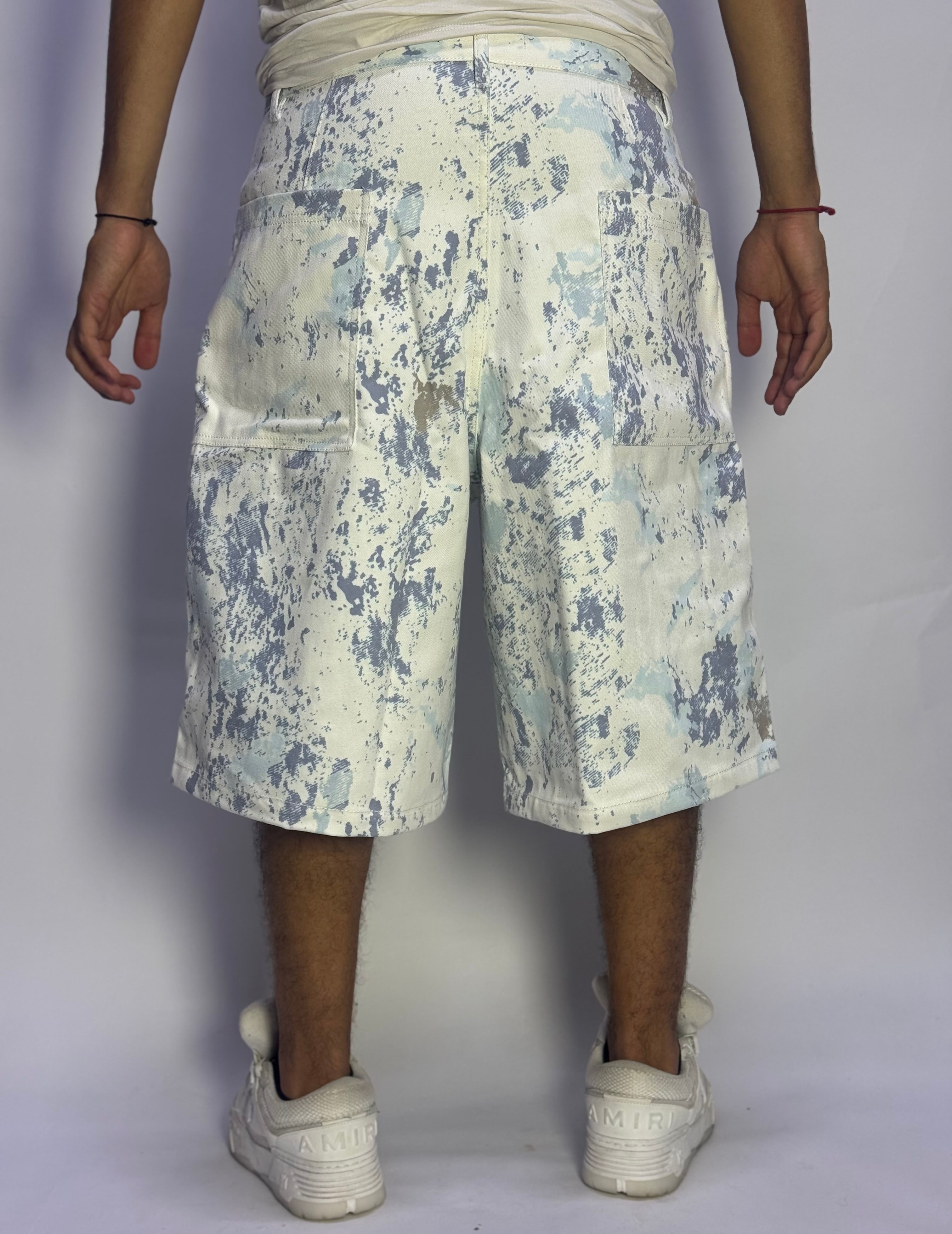 Short Baggy Washed Camo – Streetwear Oversize Été