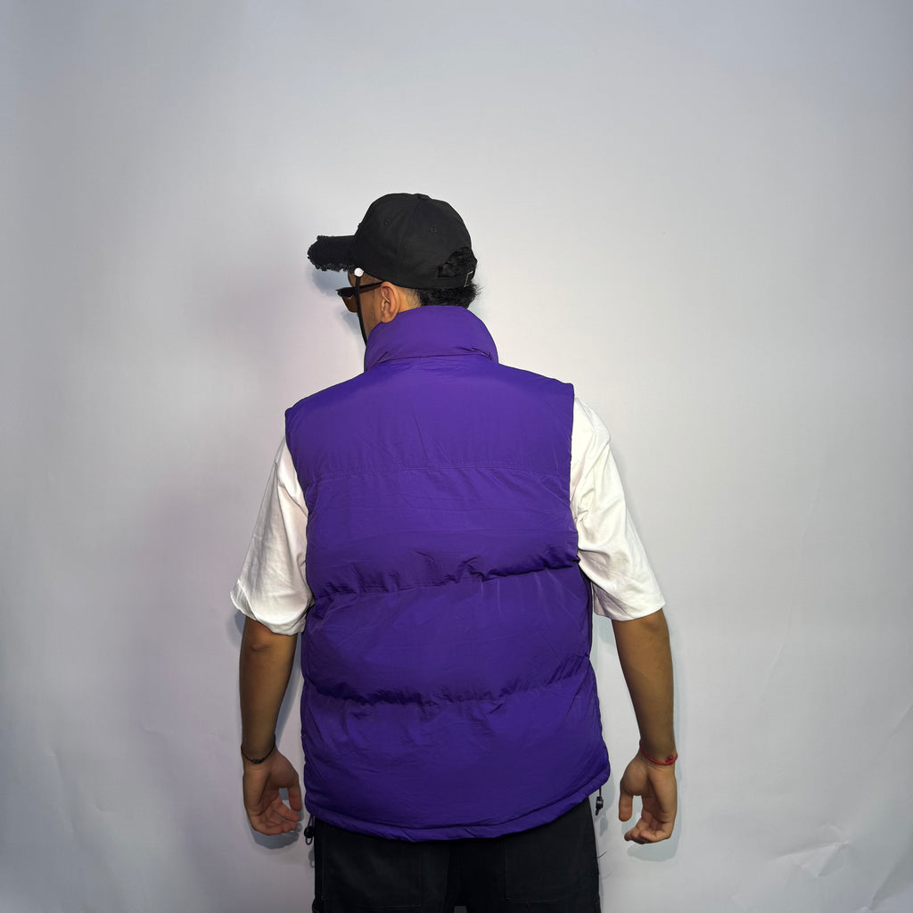 Doudoune Mauve Oversize Gris – Style Streetwear