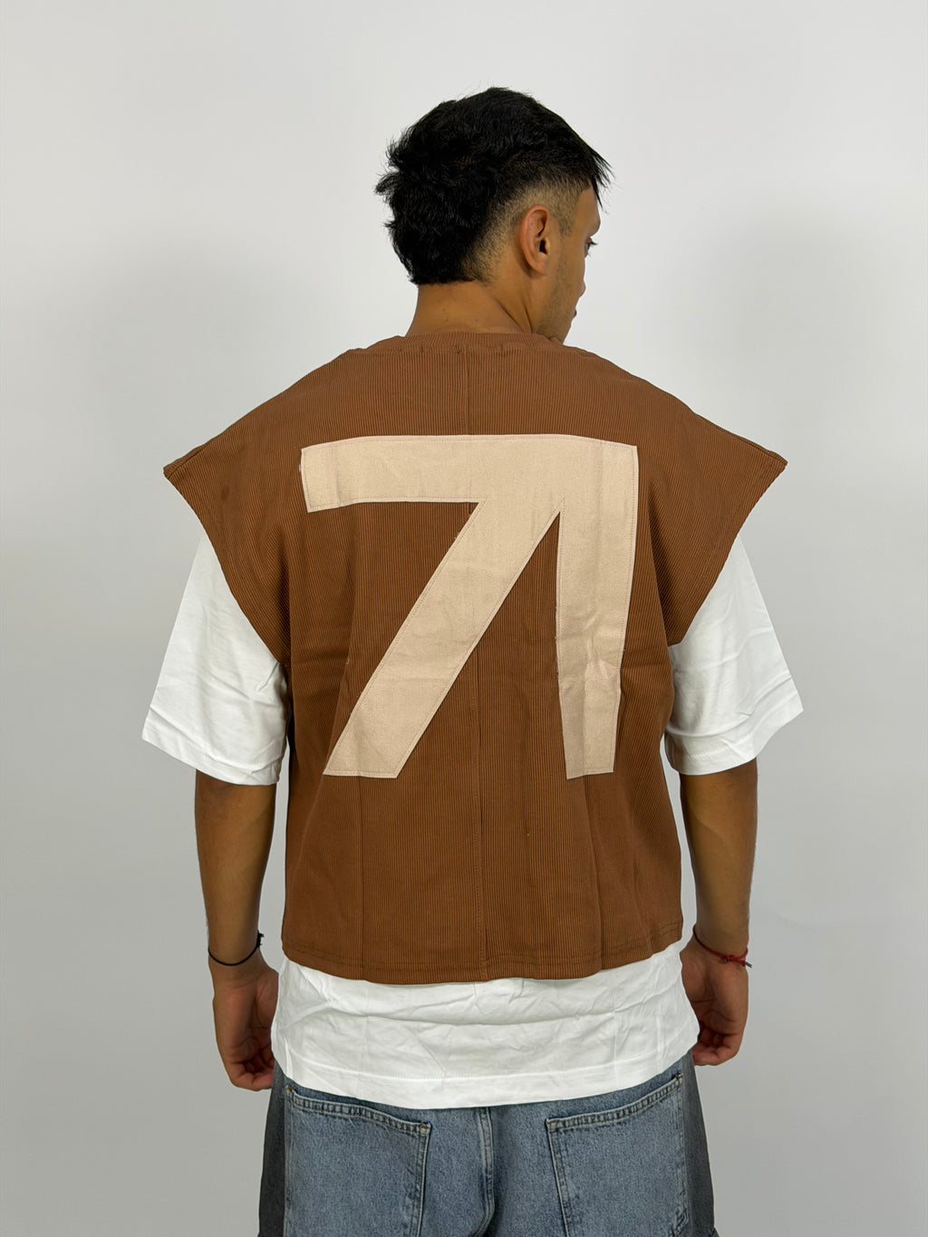 T-shirt Double Layer Marron – 71 Urban Edition
