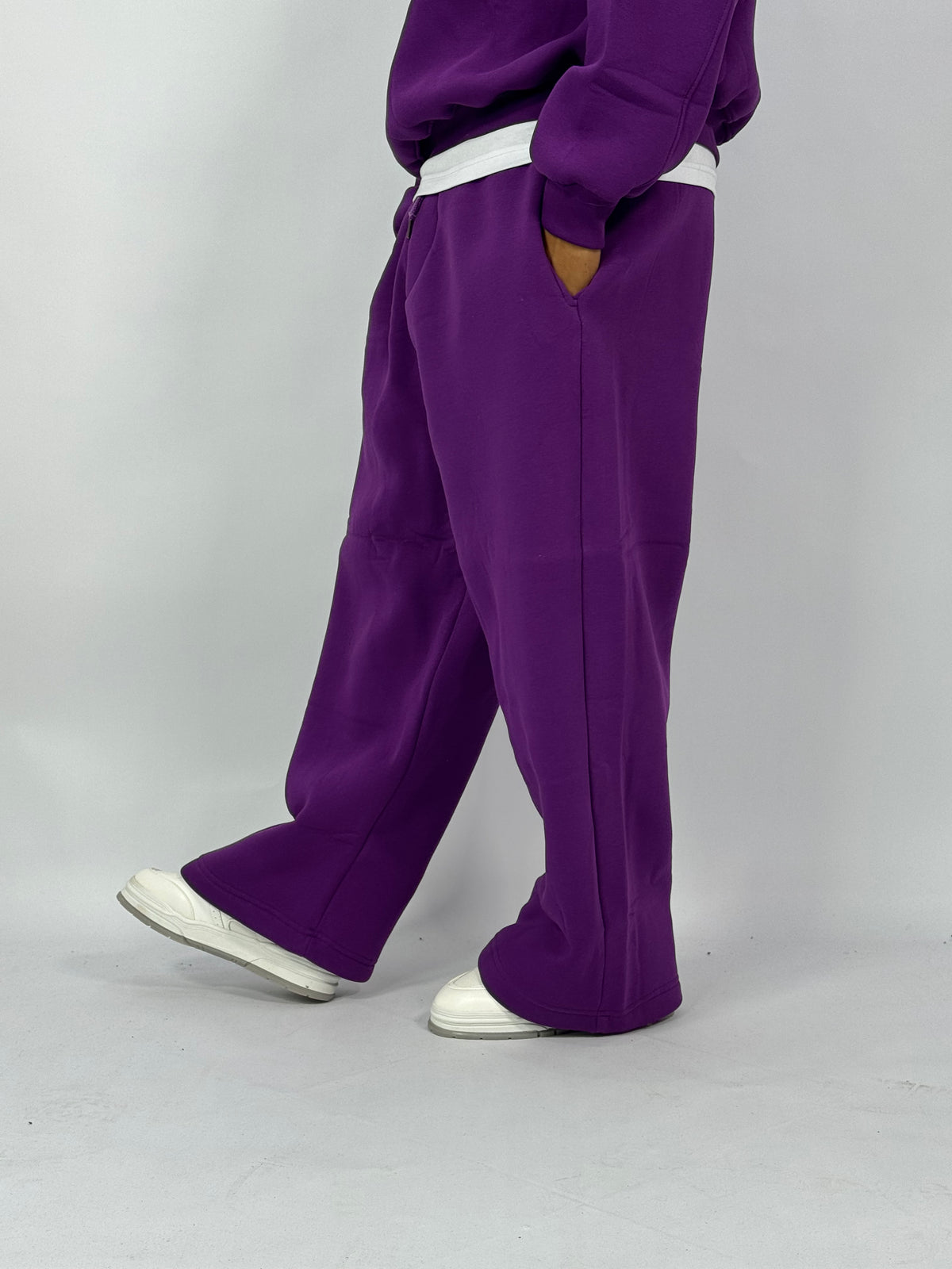 Ensemble Streetwear Oversize Mauve – Sweat & Pantalon