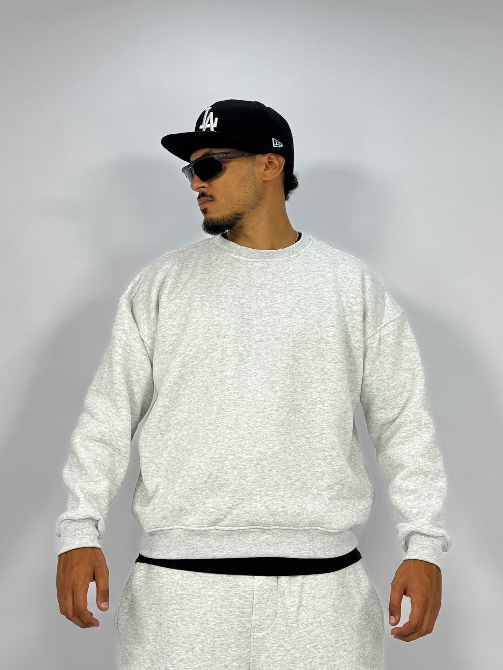 Ensemble Streetwear Oversize Blanc – Sweat & Pantalon