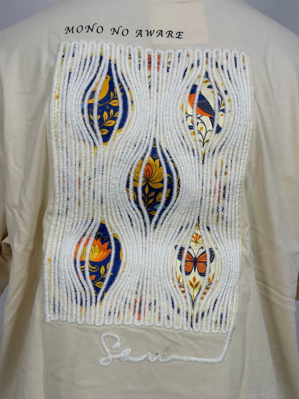 T-shirt ORIGINAL Oversize Ecru – Mono Art Texture Edition
