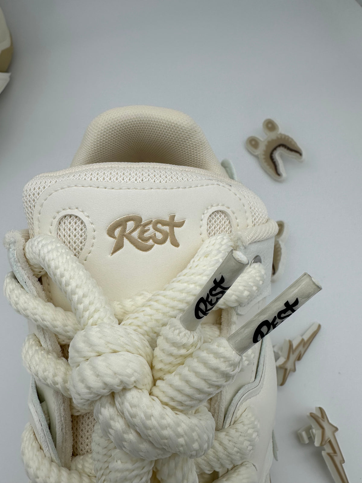 Espadrille REST ORIGINAL OVERSIZE - Blanc/Gold