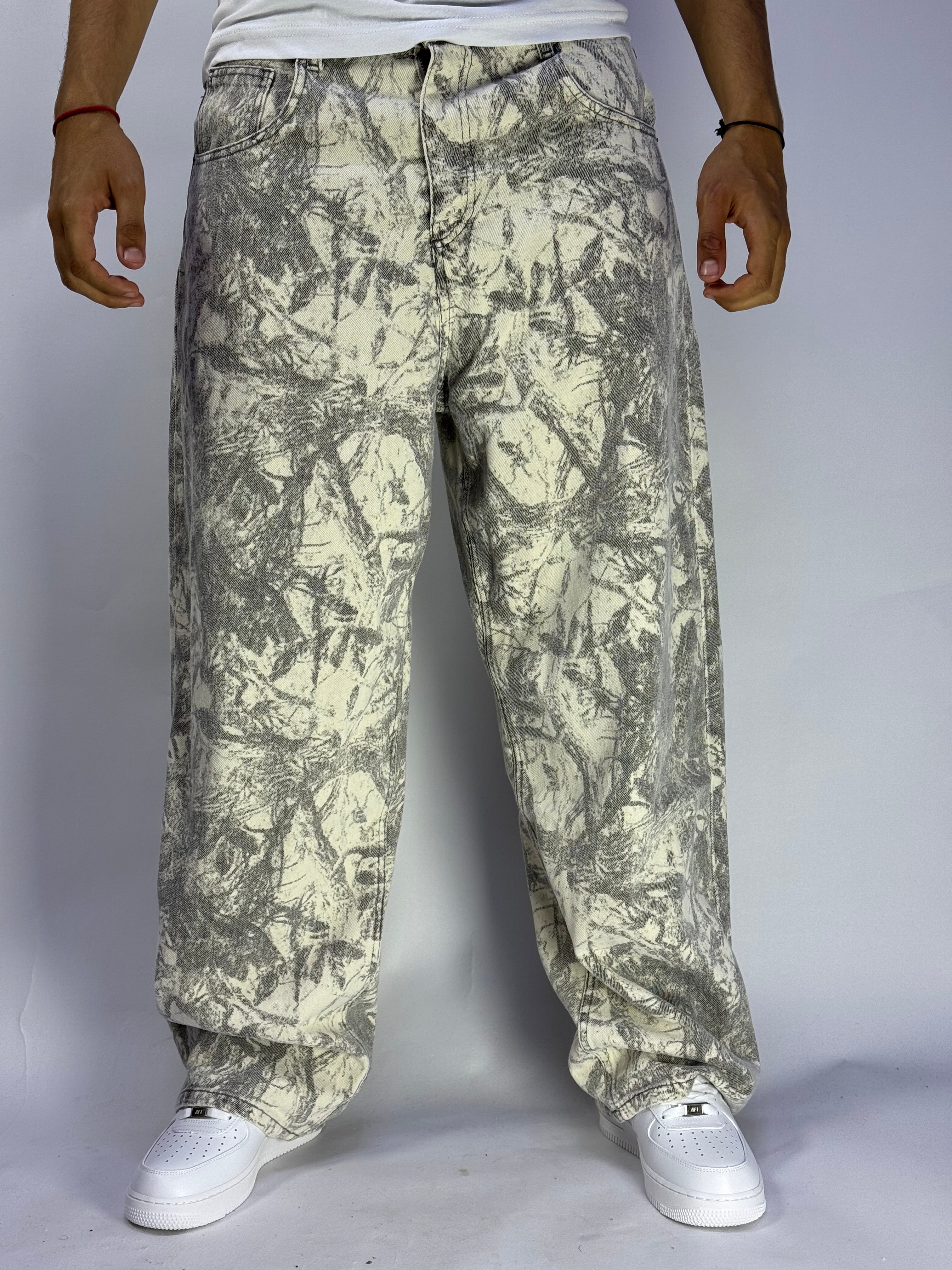 Pantalon Baggy Camo Artistique – Streetwear Oversize
