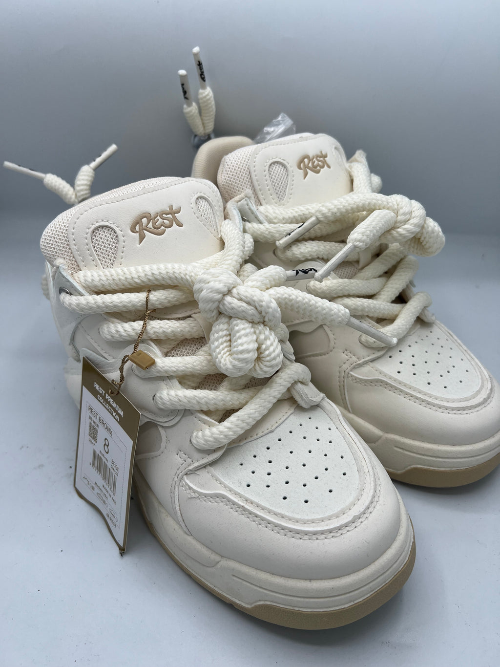 Espadrille REST ORIGINAL OVERSIZE - Blanc Gold
