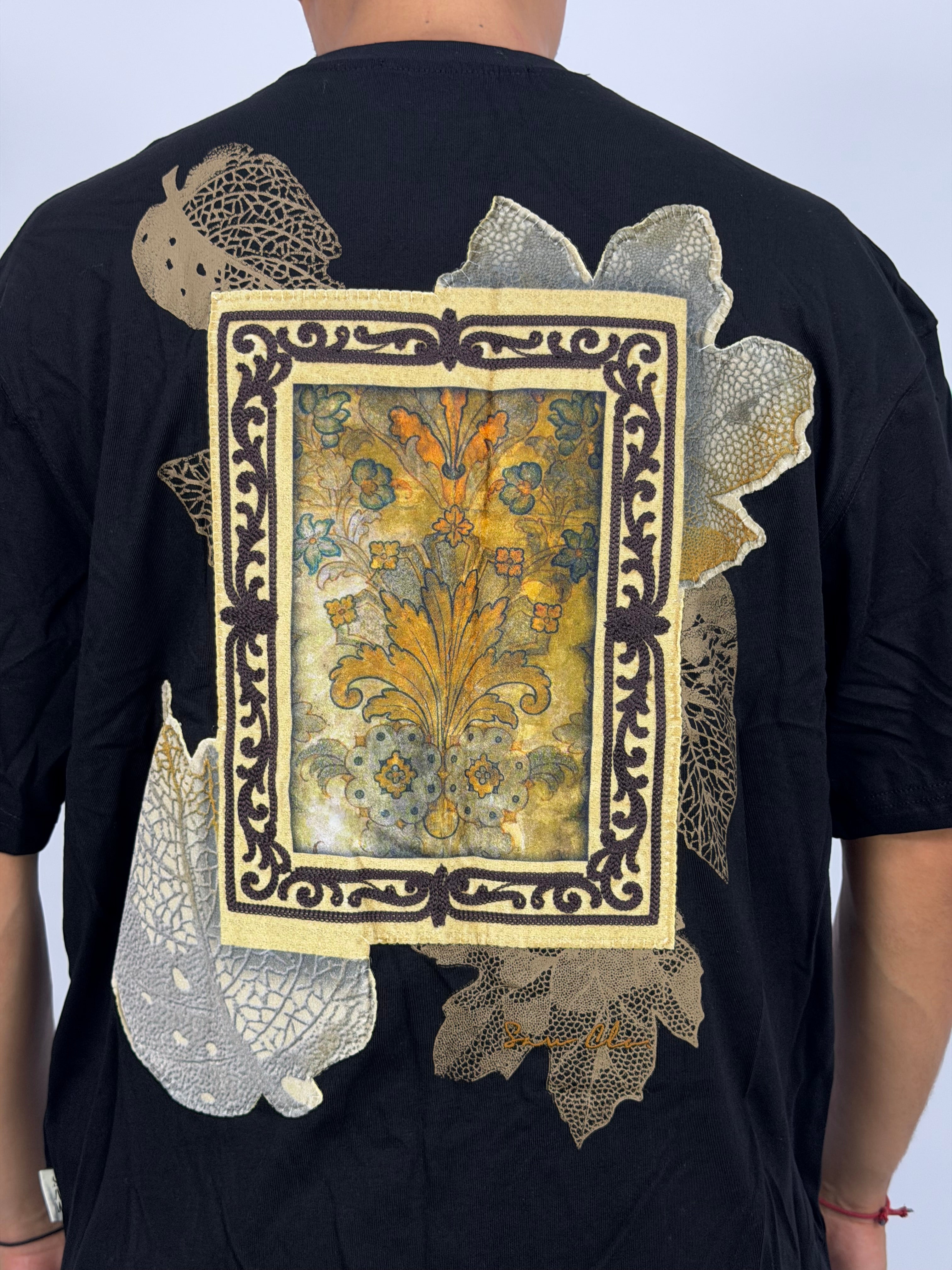 T-shirt ORIGINAL Oversize Noir – Paisley Message Edition