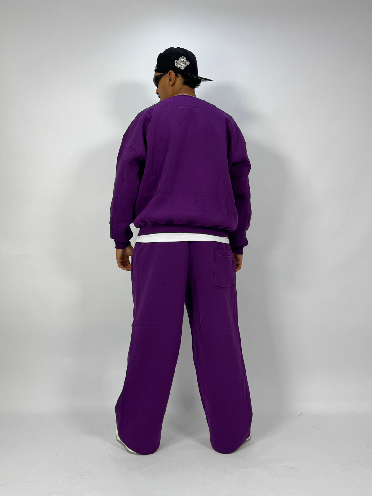 Ensemble Streetwear Oversize Mauve – Sweat & Pantalon