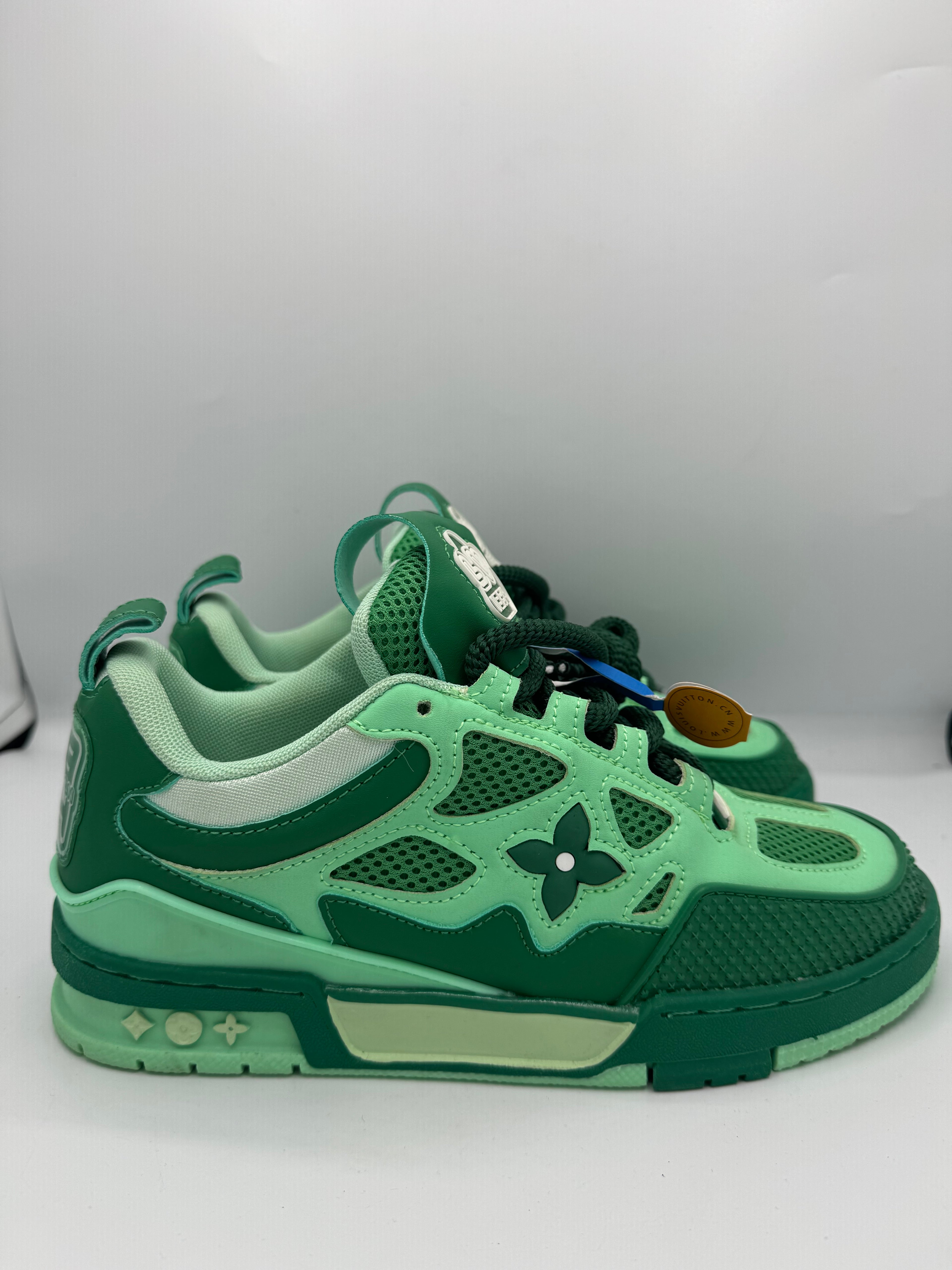 LV Sneakers PREMIUM Vert - Édition Street Luxe Premium