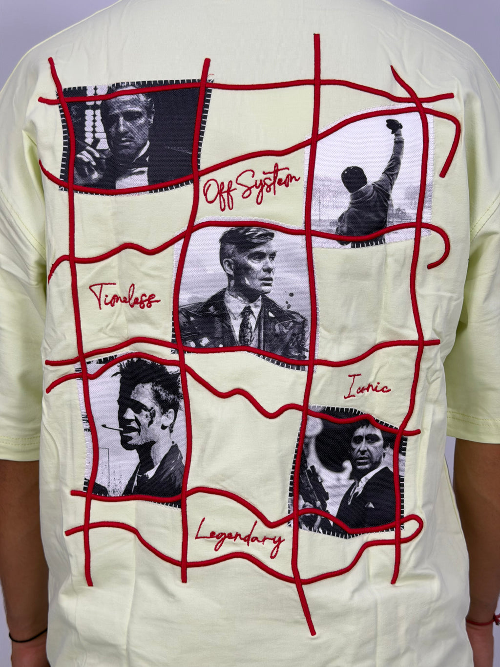 T-shirt ORIGINAL Oversize Jaune - Icons Grid “Legendary” Edition