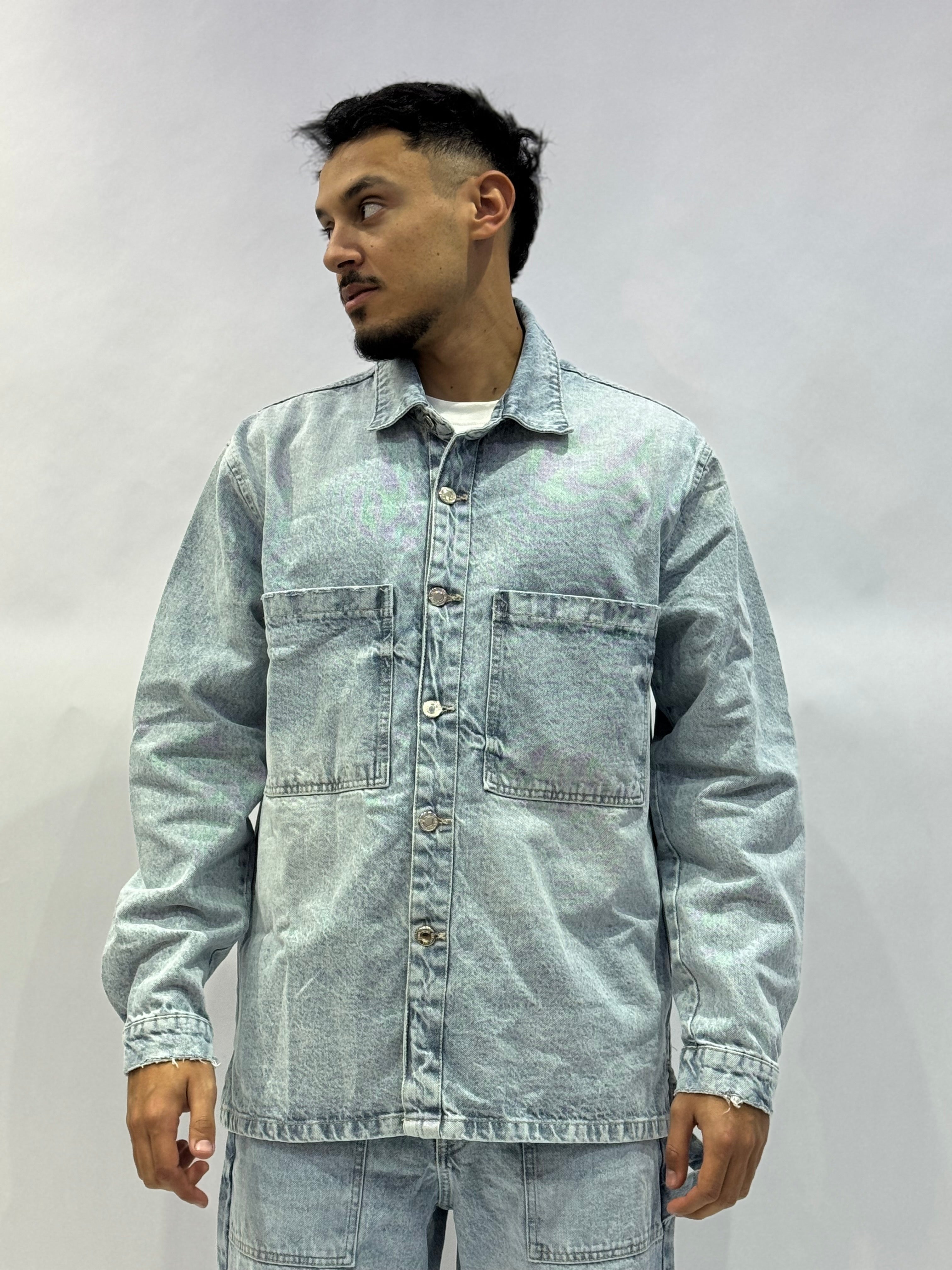 Ensemble Denim Oversize Premium – Veste & Jean Cargo