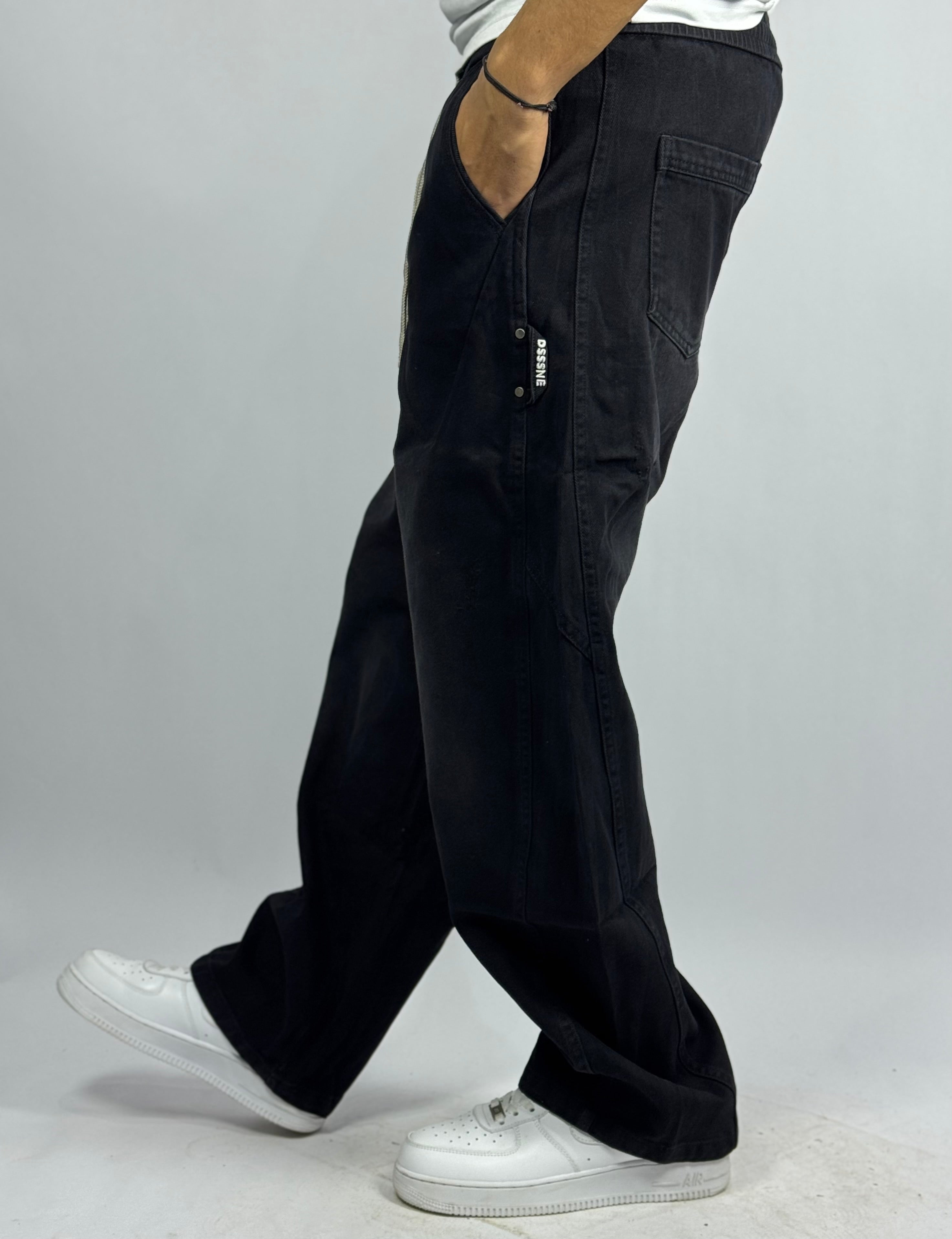 Pantalon Jogger Loose Noir – Confort Urbain Premium