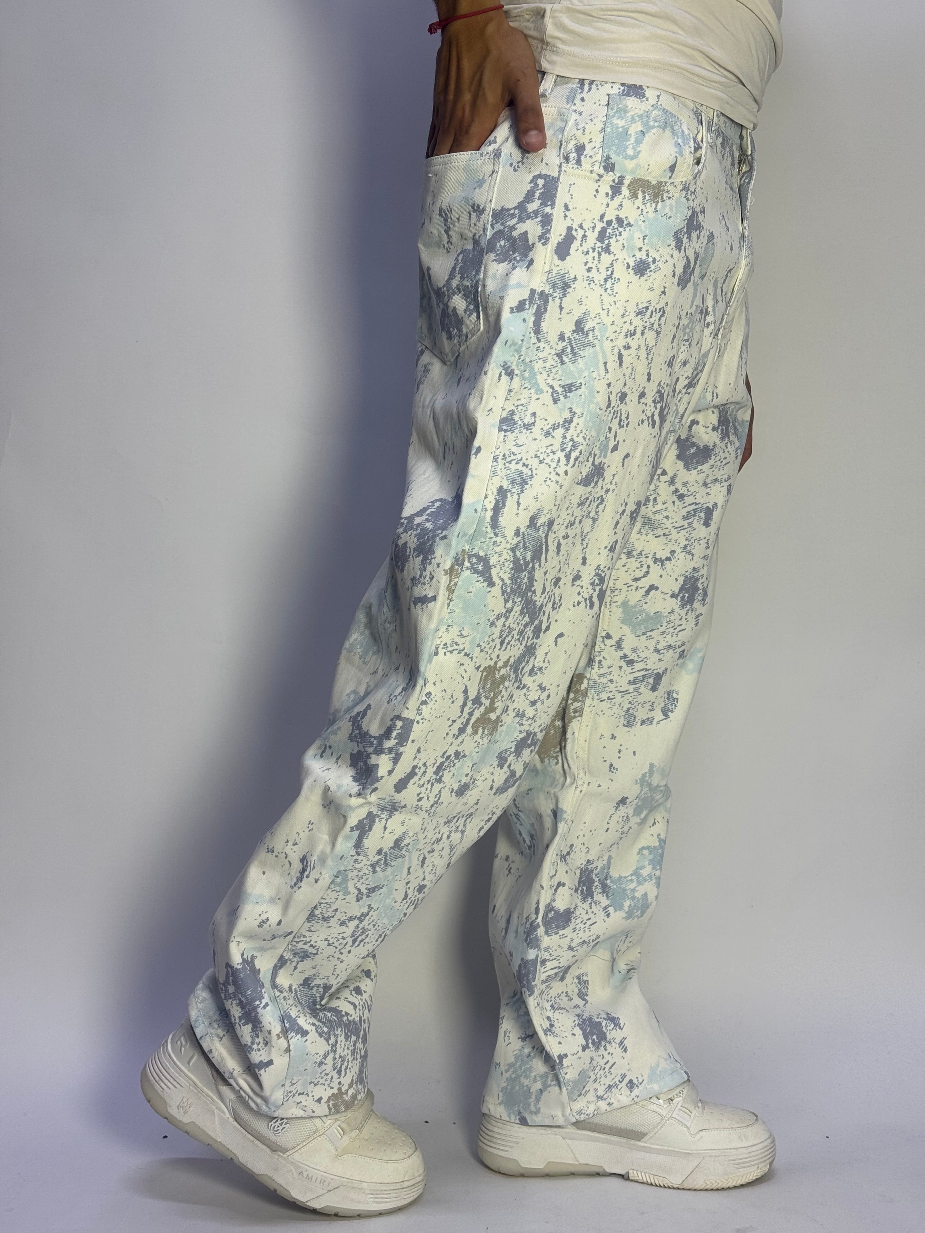 Pantalon Baggy Washed Camo – Streetwear Oversize Premium