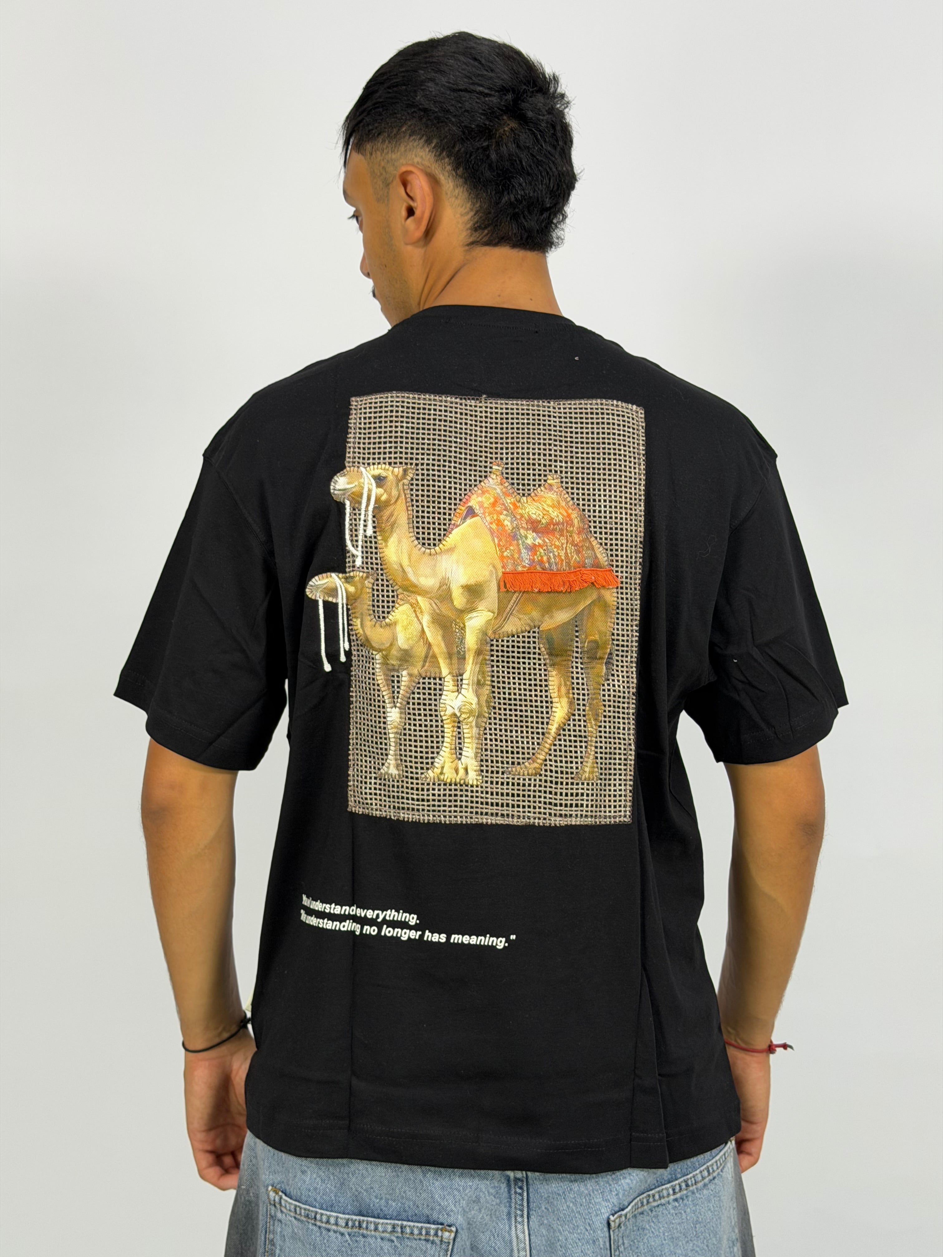 T-shirt ORIGINAL Oversize Noir – Desert Camel Heritage Edition