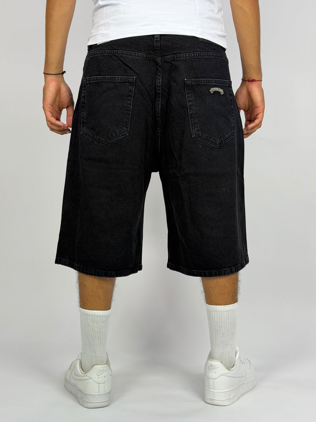 Short Jean Oversize “Riches” Noir – Streetwear Premium