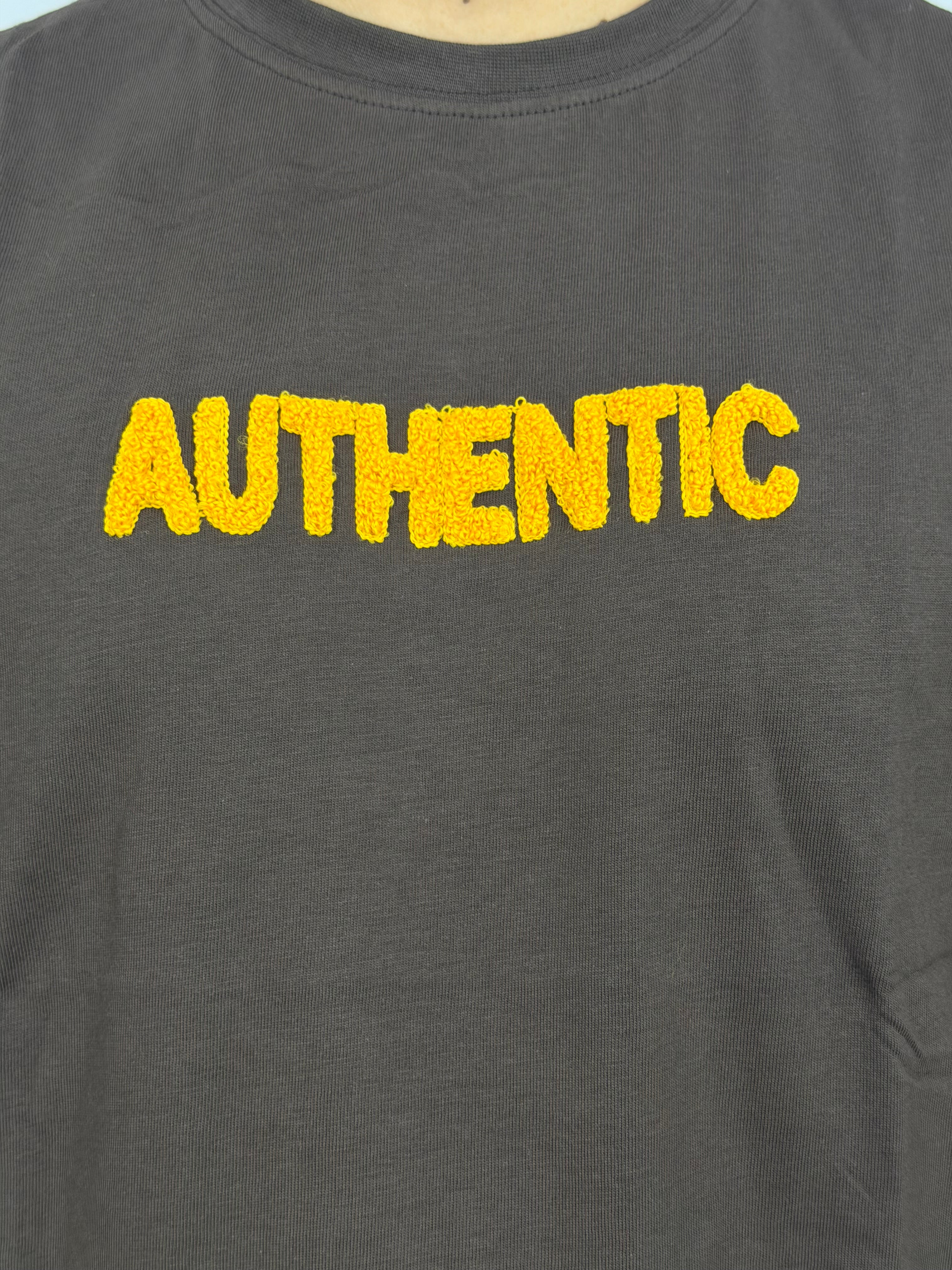 T-shirt ORIGINAL Oversize Marron – Authentic Statement