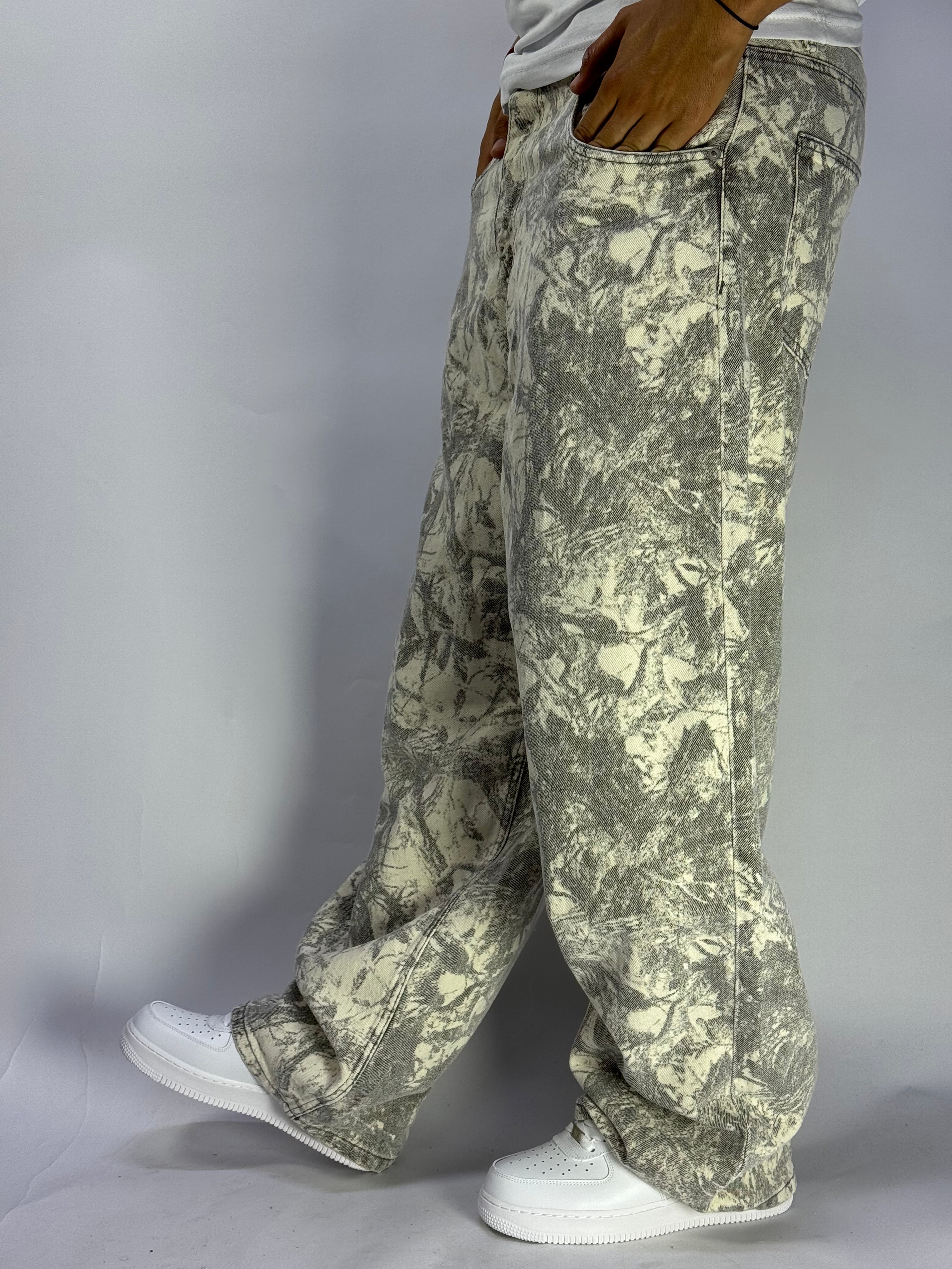 Pantalon Baggy Camo Artistique – Streetwear Oversize