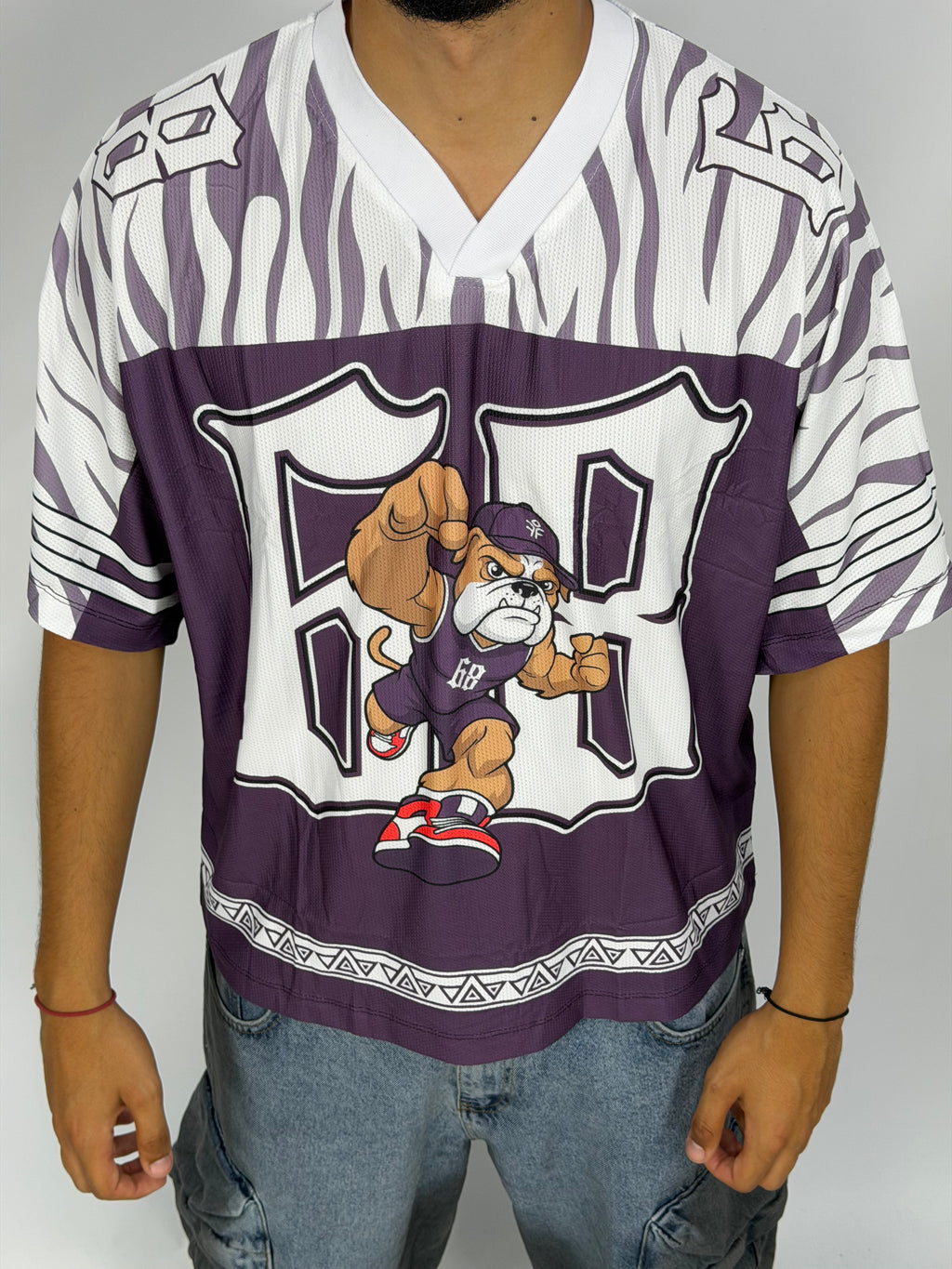Jersey ORIGINAL Oversize Street Mauve – Bulldog 68 Edition