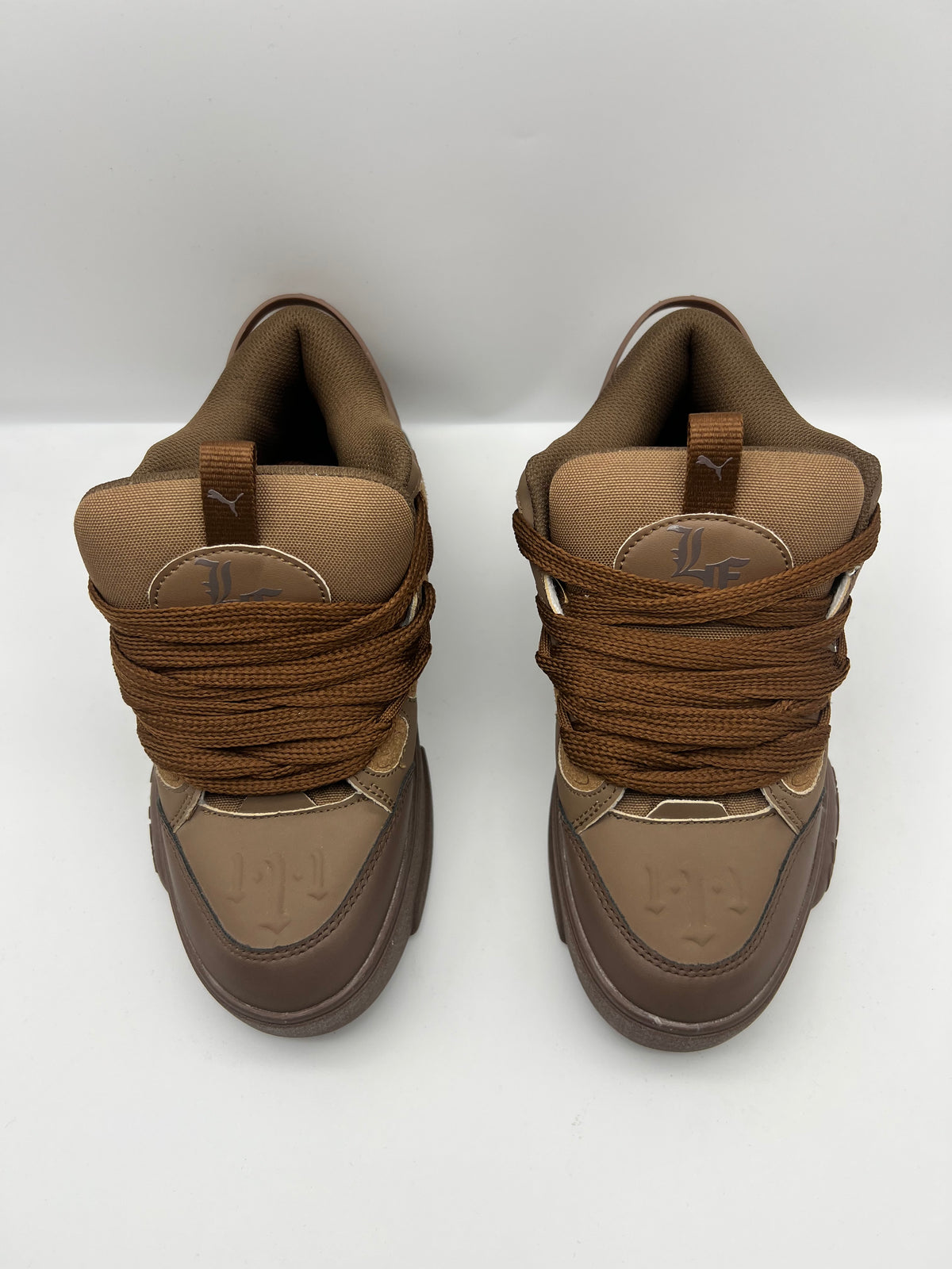 Sneakers ORIGINAL chunky marron et camel